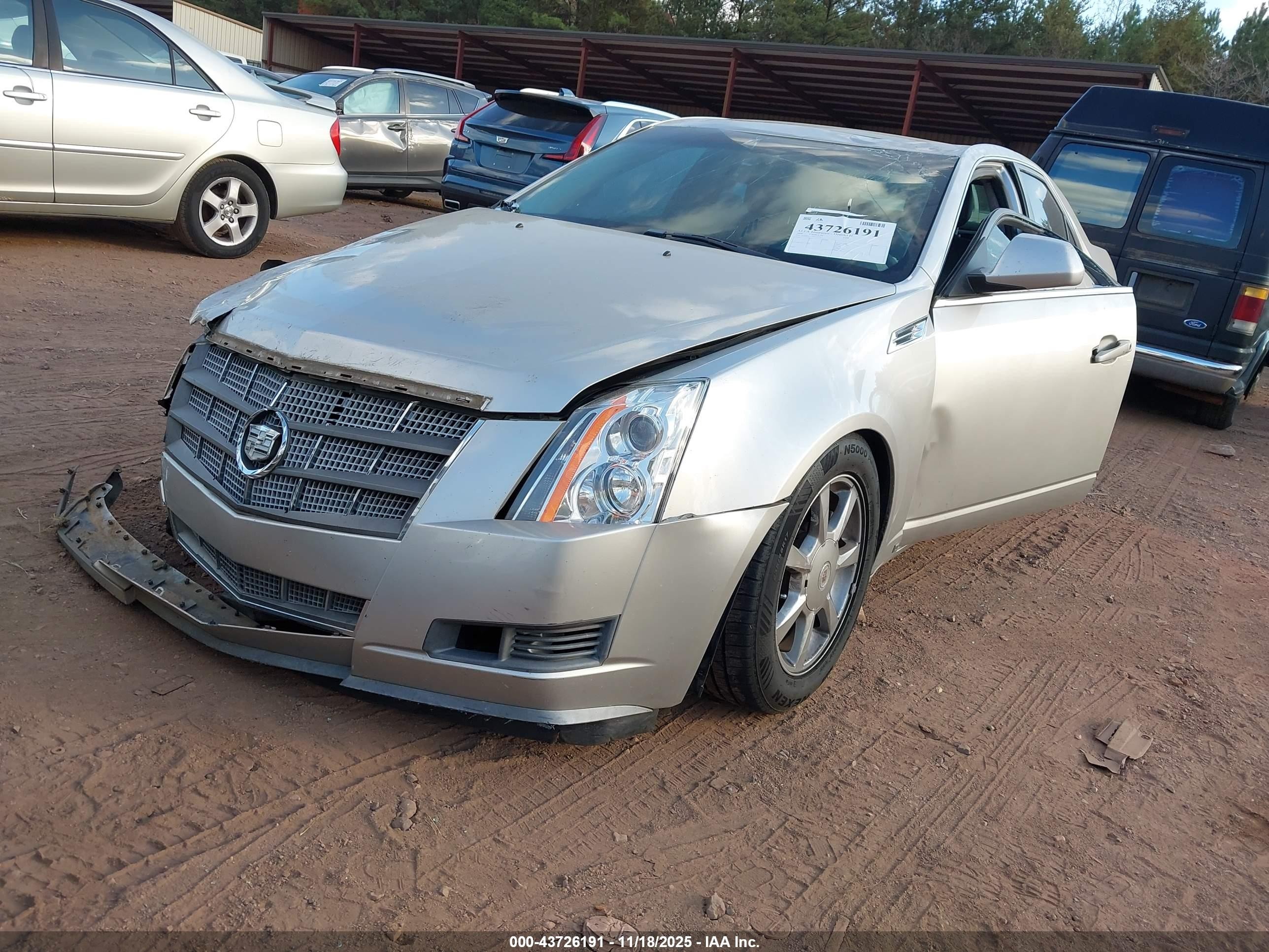 2008 Cadillac Cts Standard Silver vin: 1G6DF577580137711
