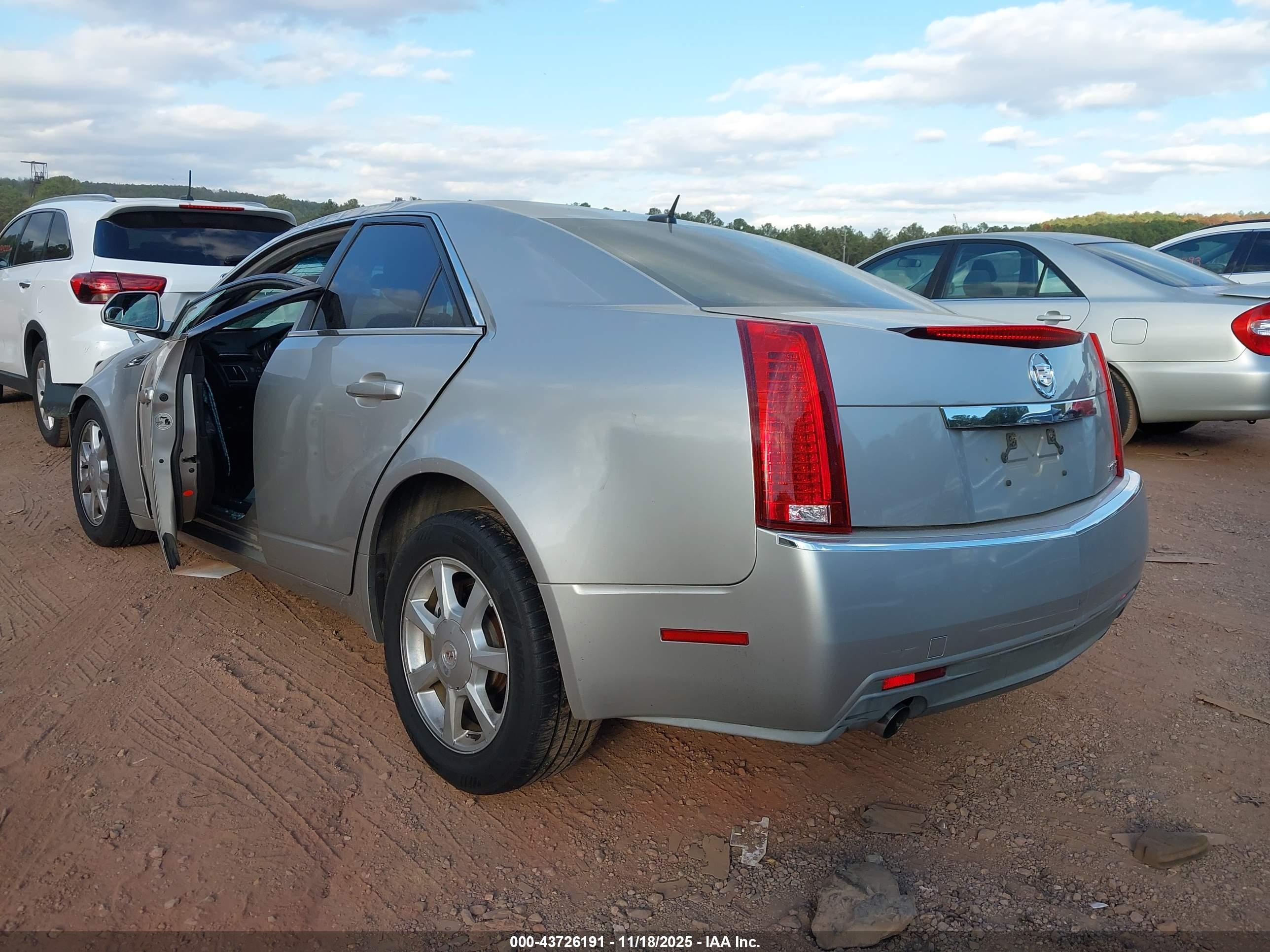 2008 Cadillac Cts Standard Silver vin: 1G6DF577580137711