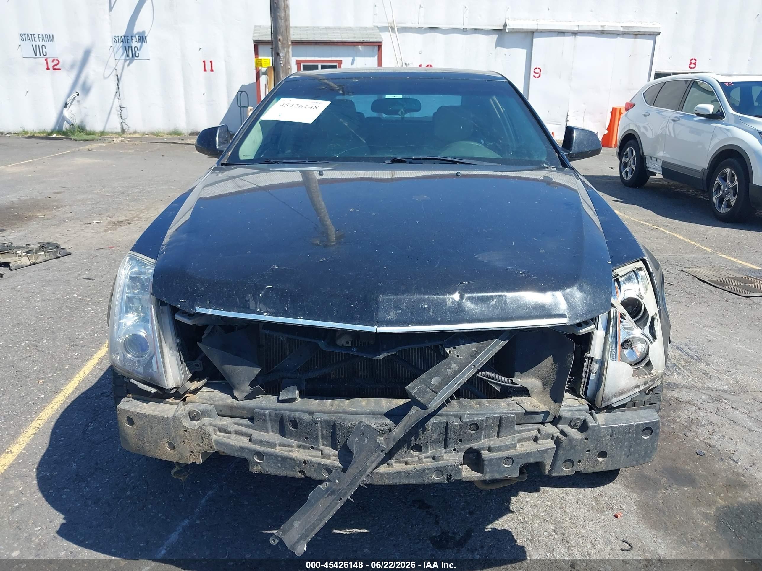 2008 Cadillac Cts Rwd W/1sa Black vin: 1G6DF577580191803