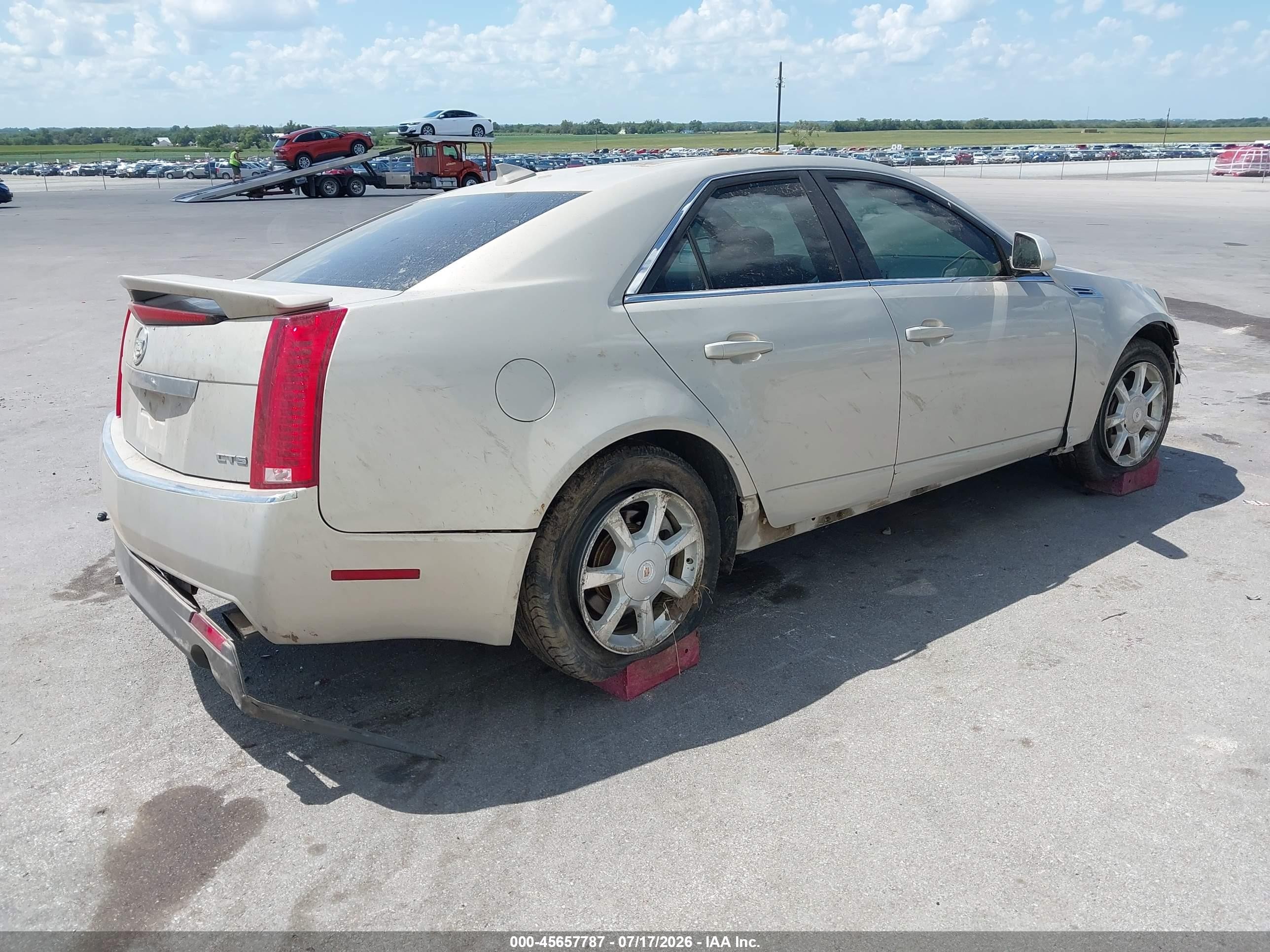 2009 Cadillac Cts Rwd W/1sa Brown vin: 1G6DF577590105715