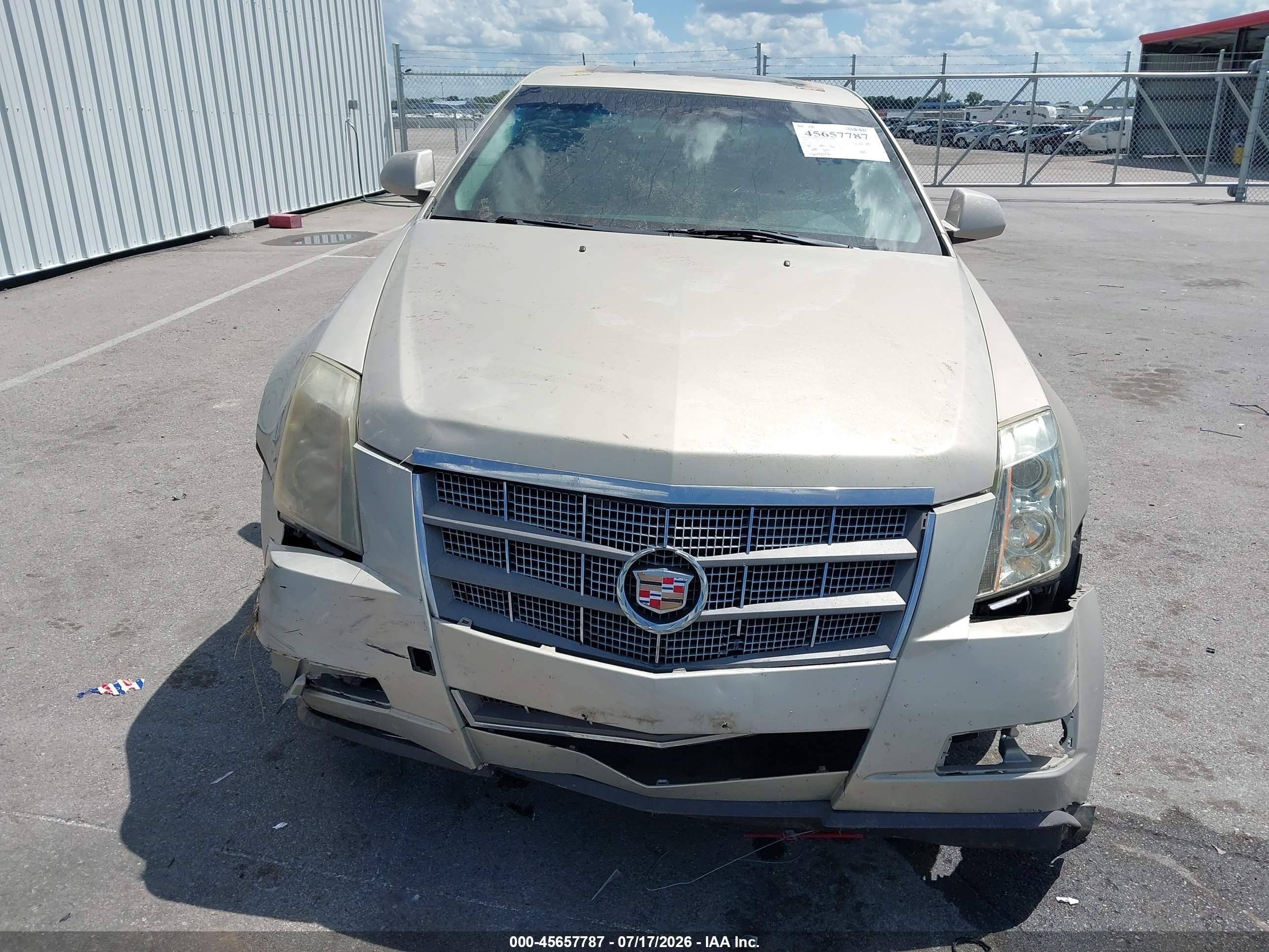 2009 Cadillac Cts Rwd W/1sa Brown vin: 1G6DF577590105715