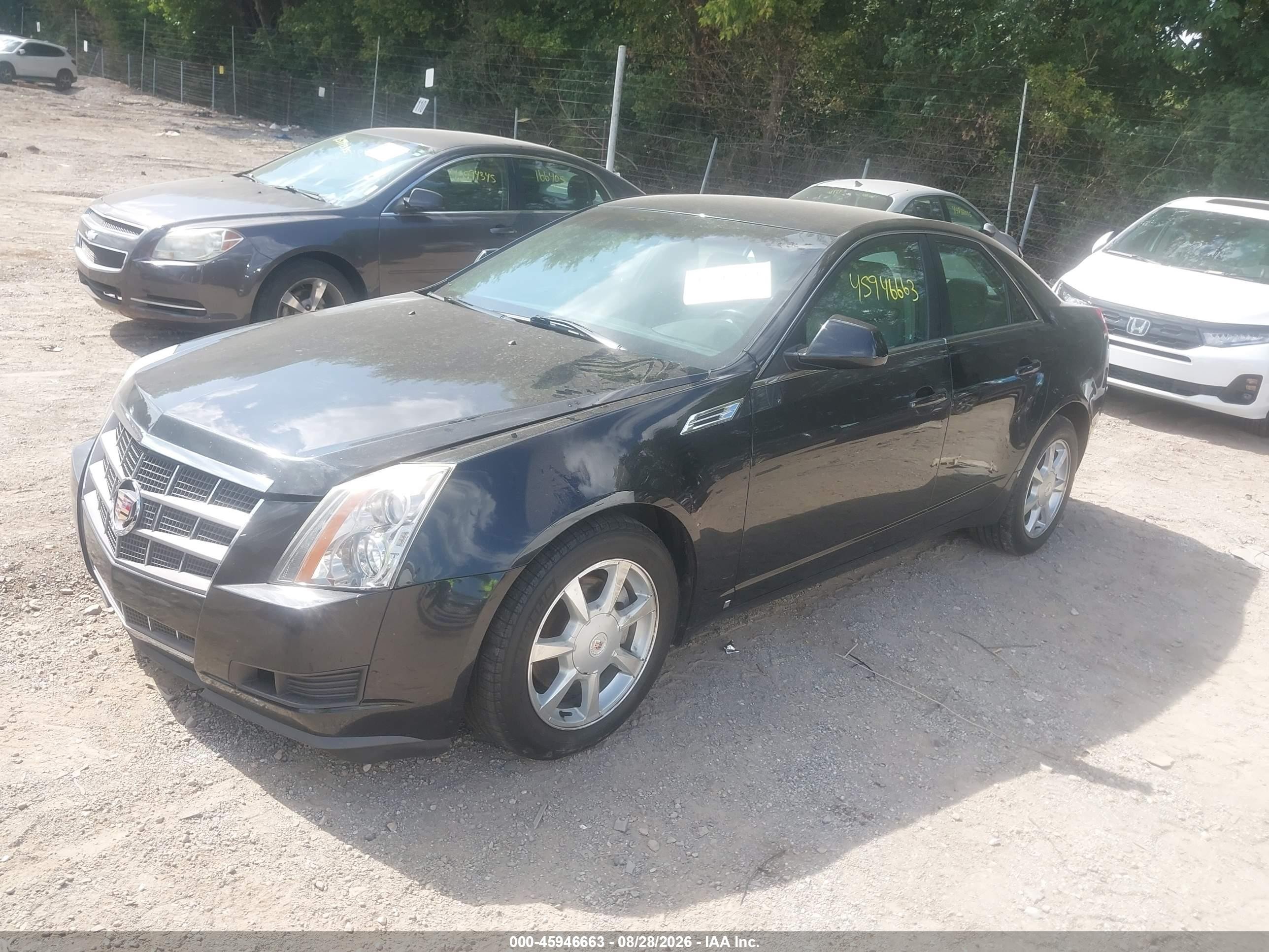 2009 Cadillac Cts Rwd W/1sa Black vin: 1G6DF577590140867