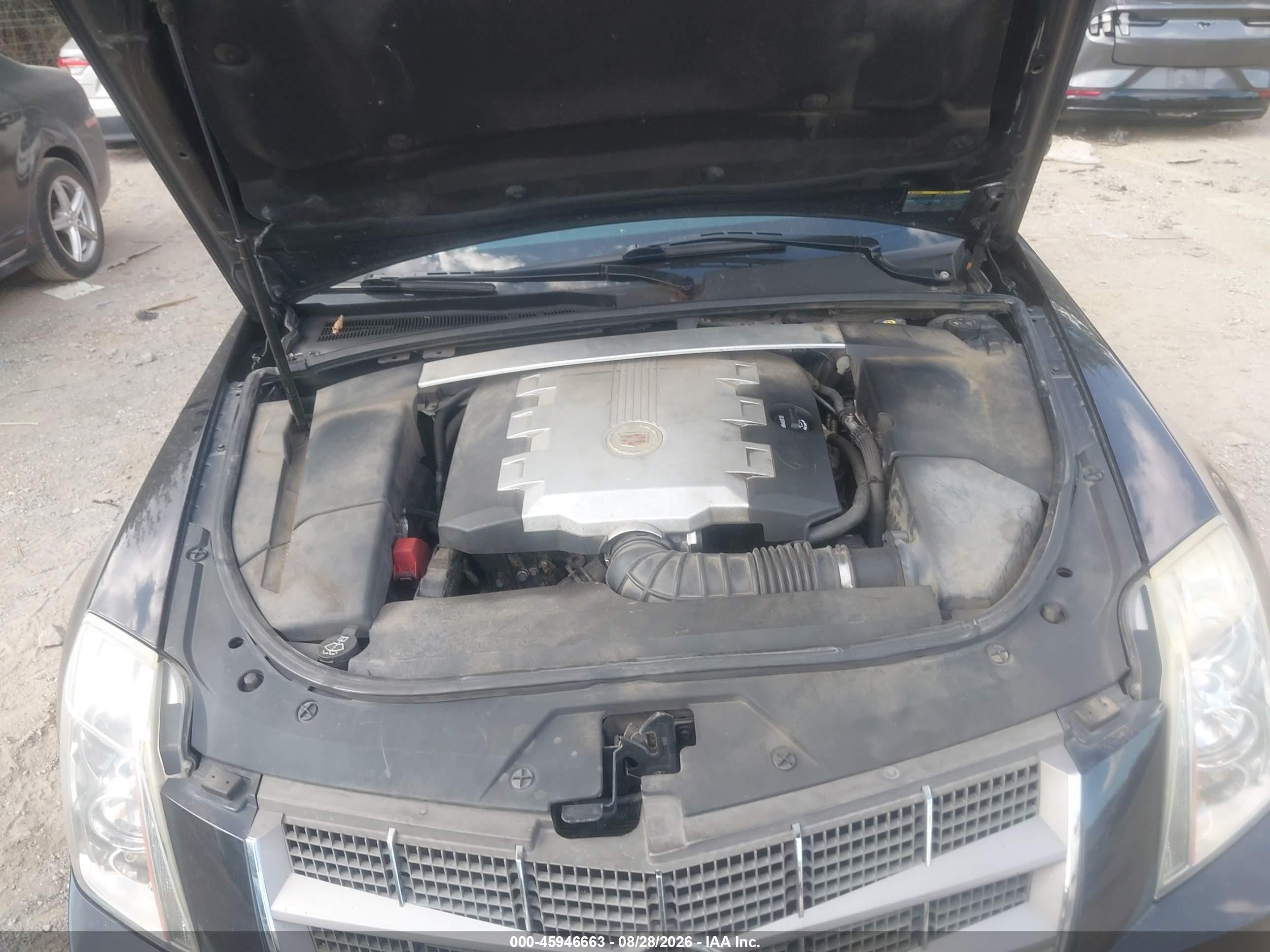 2009 Cadillac Cts Rwd W/1sa Black vin: 1G6DF577590140867