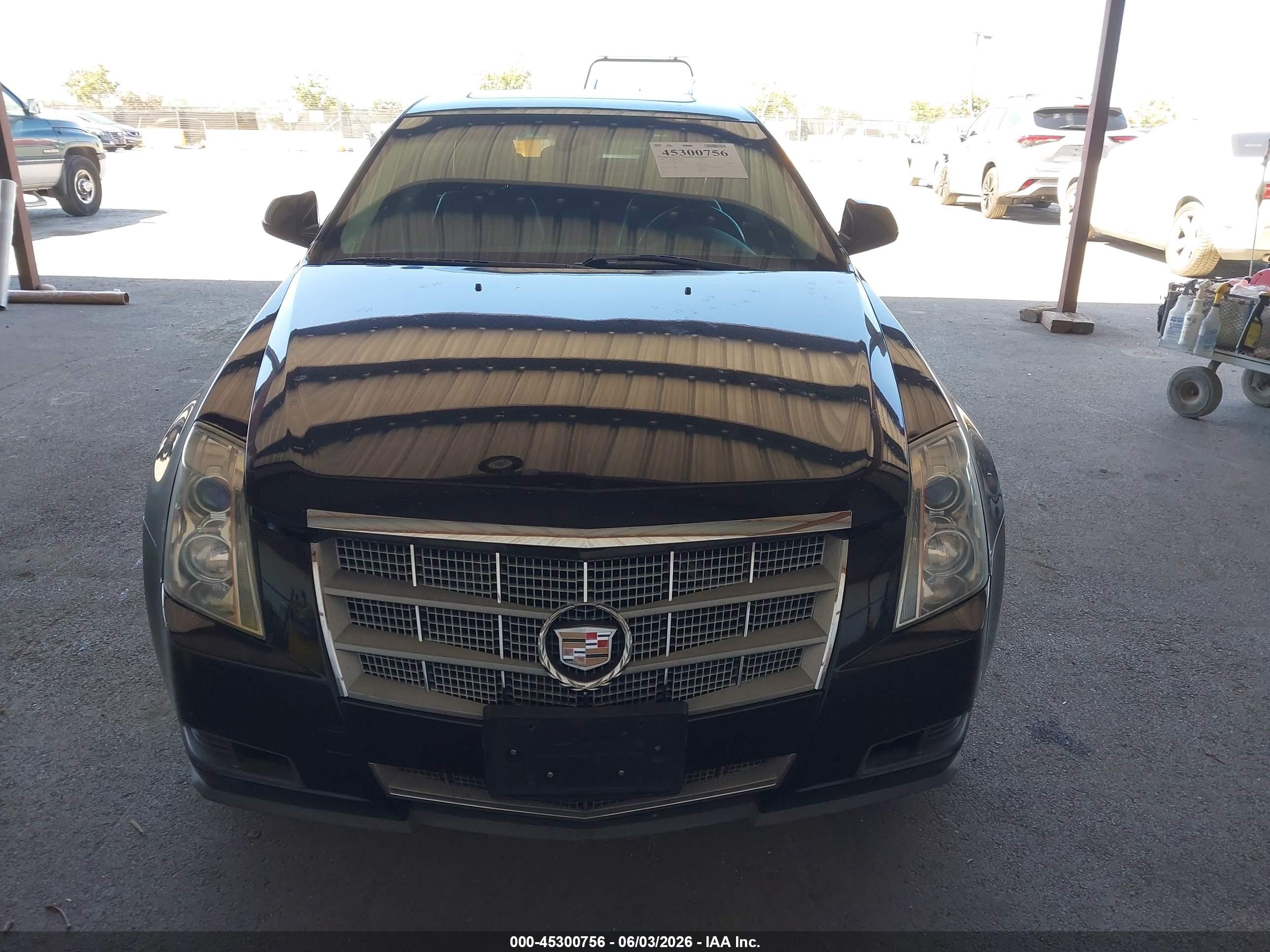 2008 Cadillac Cts Standard Black vin: 1G6DF577680144280