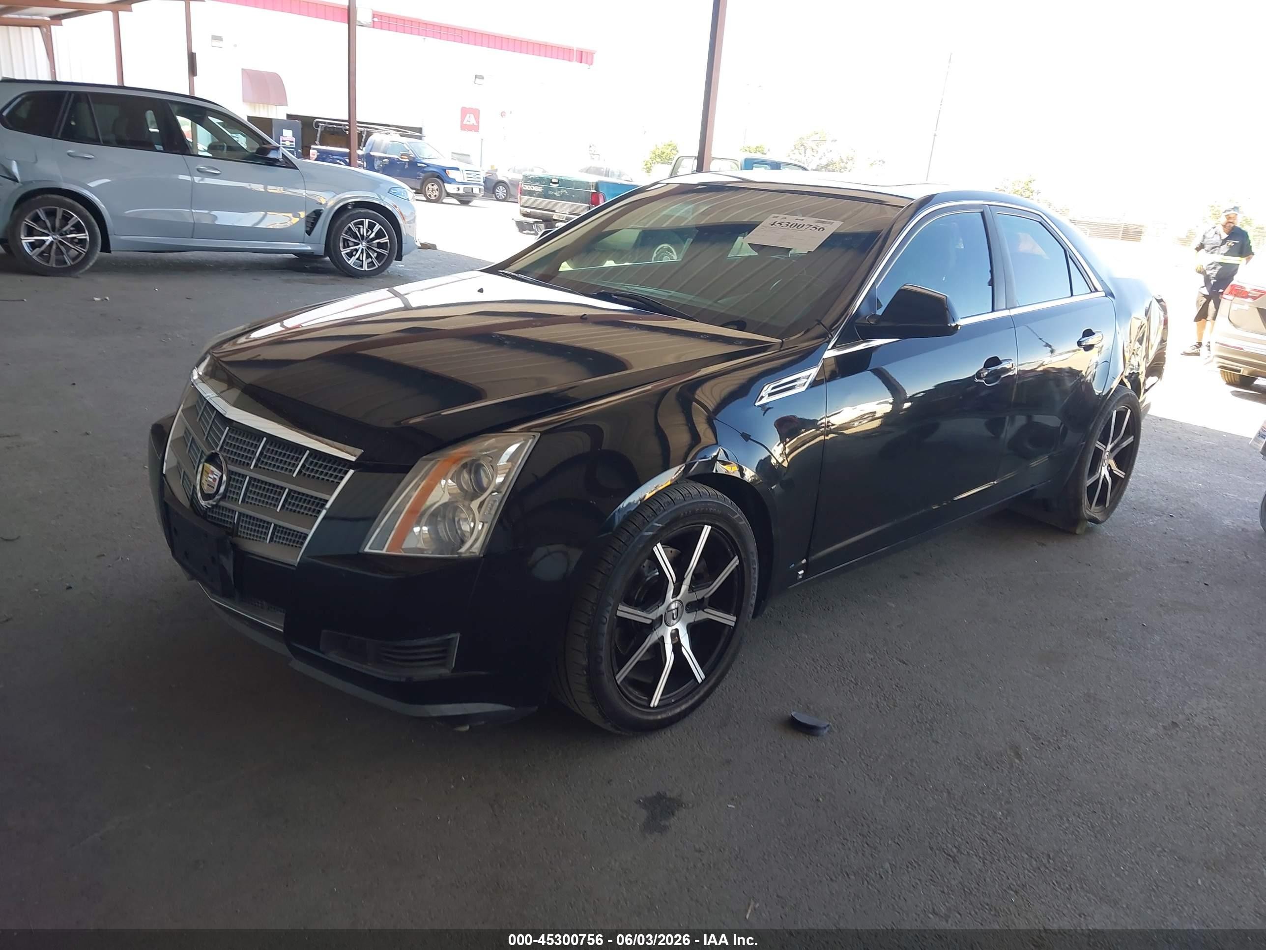 2008 Cadillac Cts Standard Black vin: 1G6DF577680144280