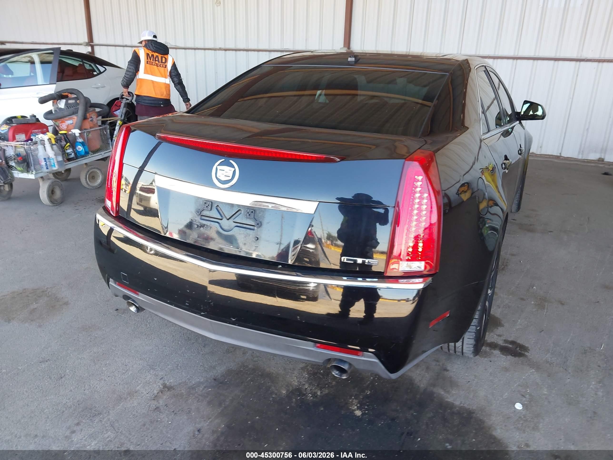 2008 Cadillac Cts Standard Black vin: 1G6DF577680144280