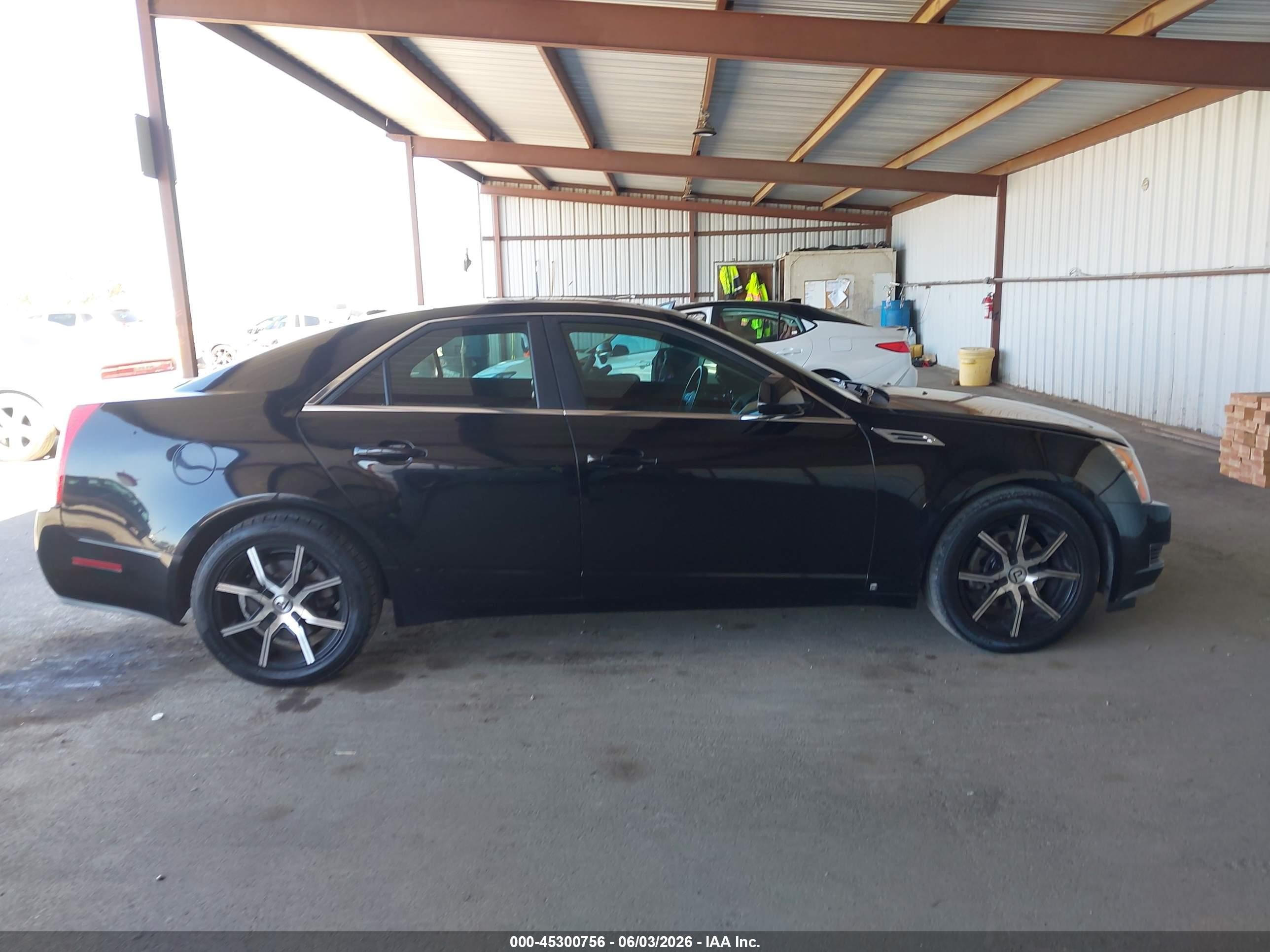 2008 Cadillac Cts Standard Black vin: 1G6DF577680144280