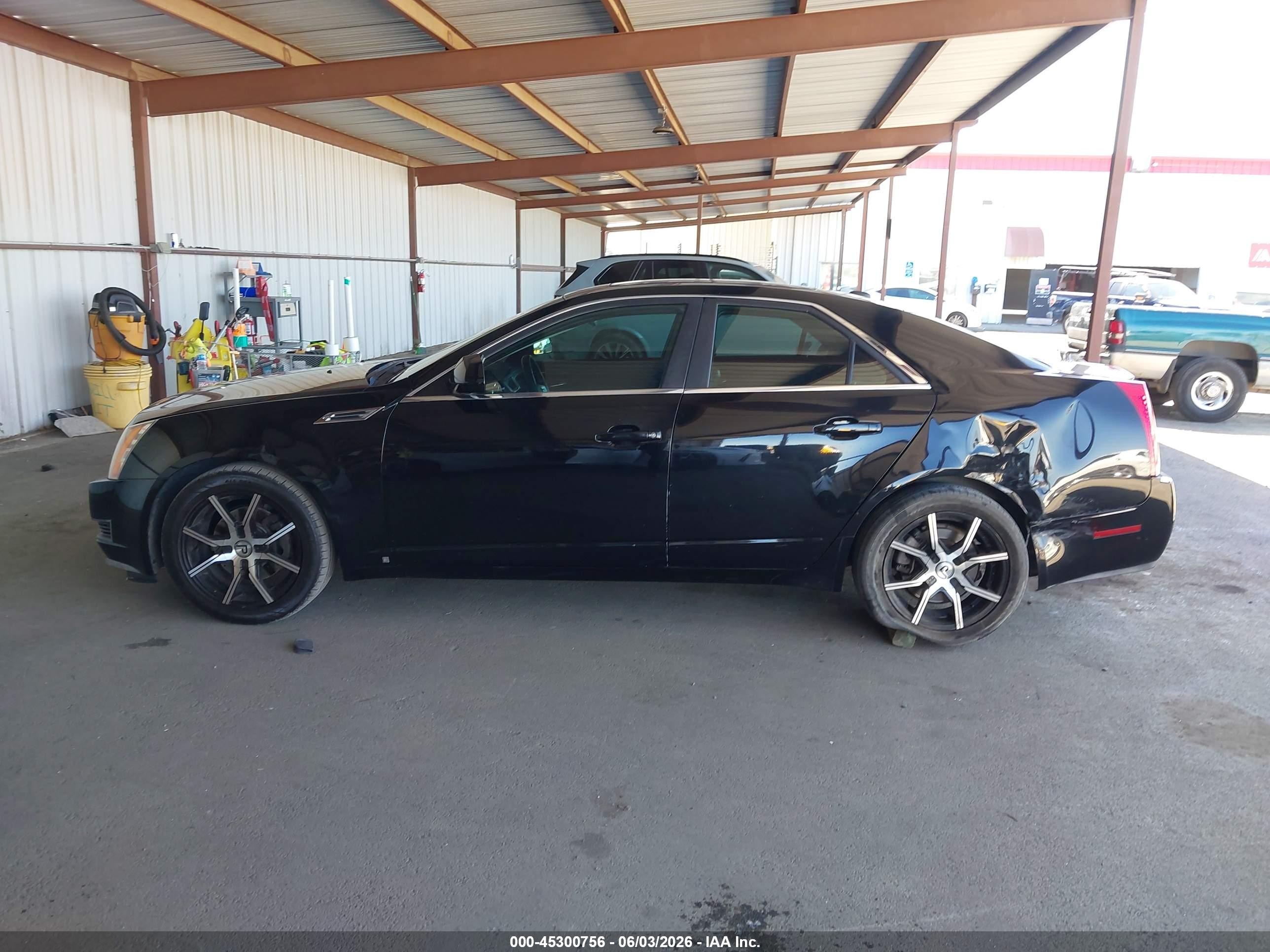 2008 Cadillac Cts Standard Black vin: 1G6DF577680144280