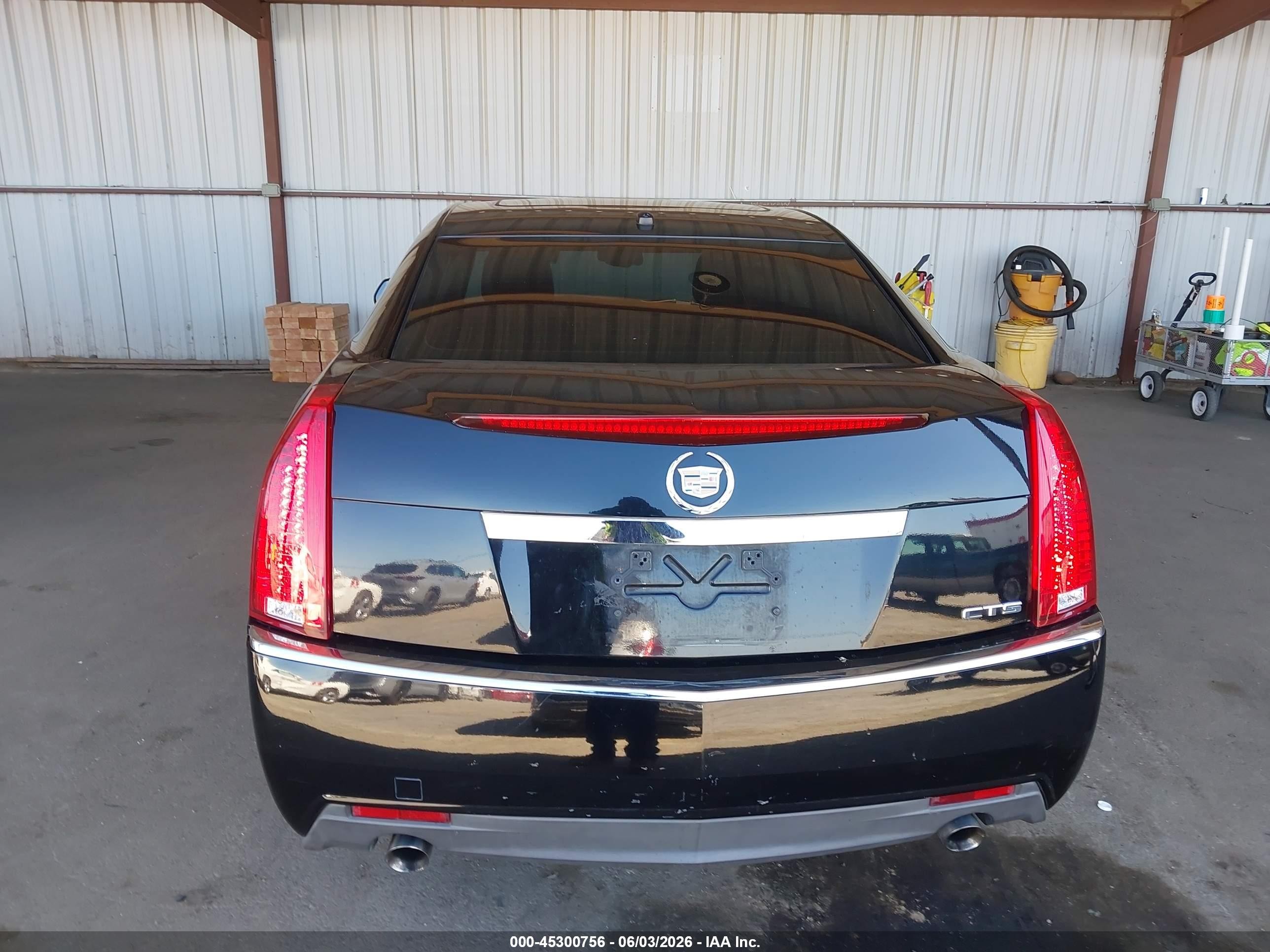 2008 Cadillac Cts Standard Black vin: 1G6DF577680144280