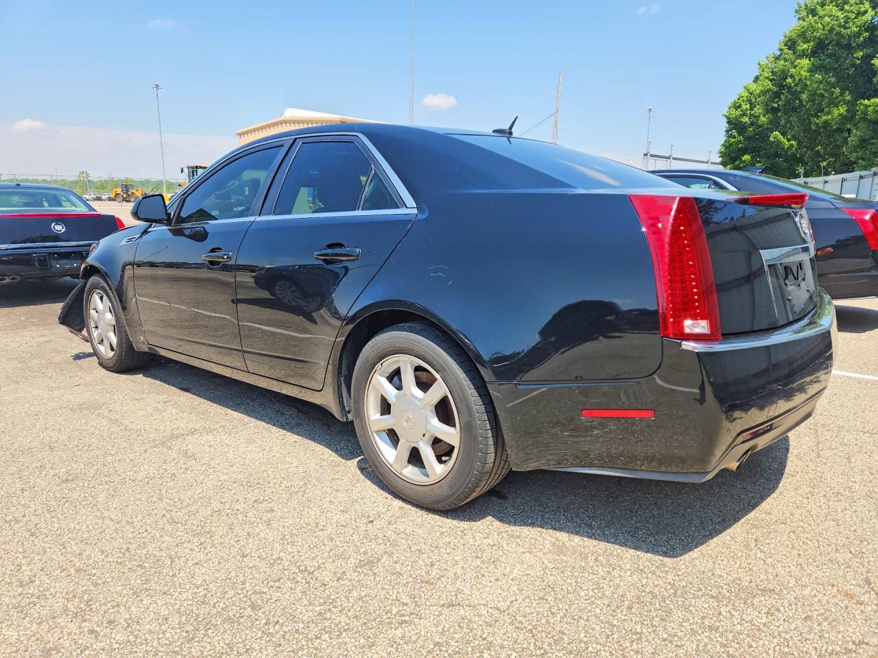 2008 Cadillac Cts Black vin: 1G6DF577680207197