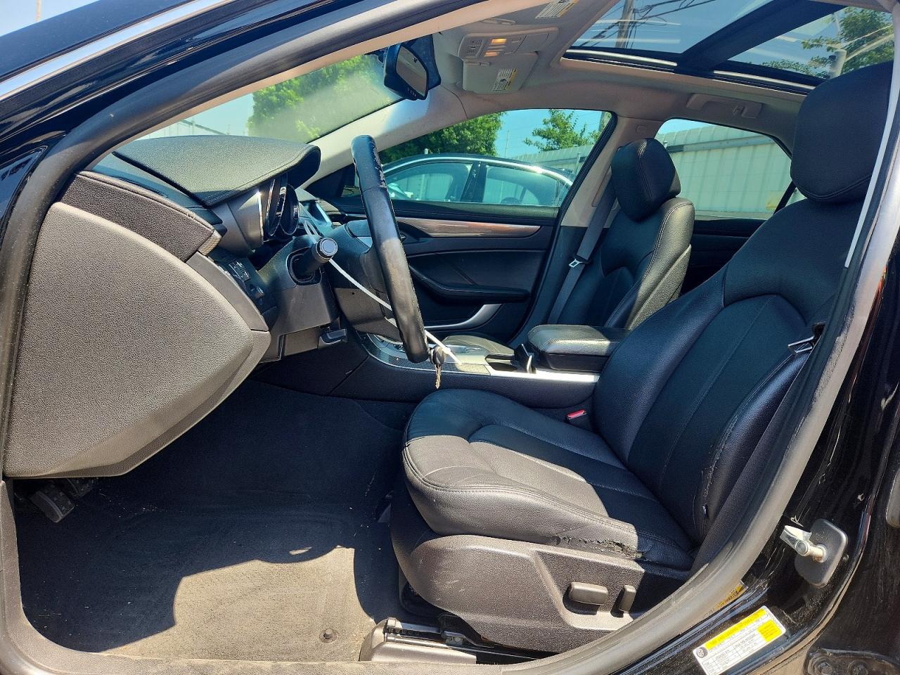 2008 Cadillac Cts Black vin: 1G6DF577680207197