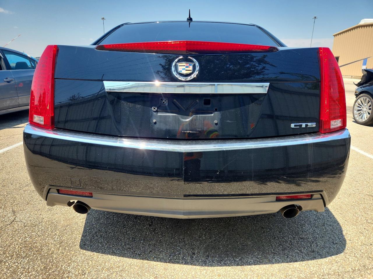 2008 Cadillac Cts Black vin: 1G6DF577680207197