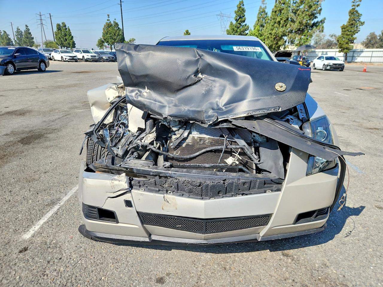 2009 Cadillac Cts Tan vin: 1G6DF577690116772