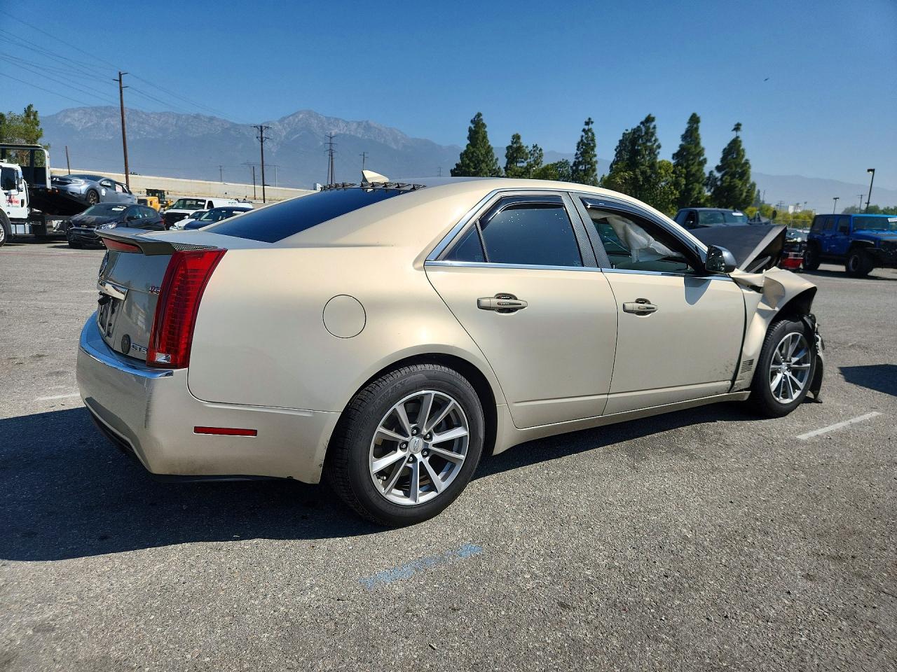 2009 Cadillac Cts Tan vin: 1G6DF577690116772