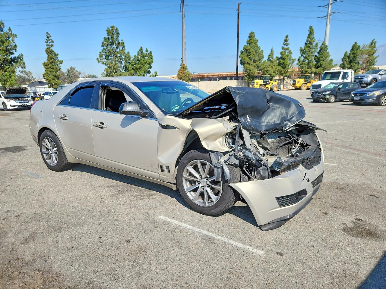 2009 Cadillac Cts Tan vin: 1G6DF577690116772