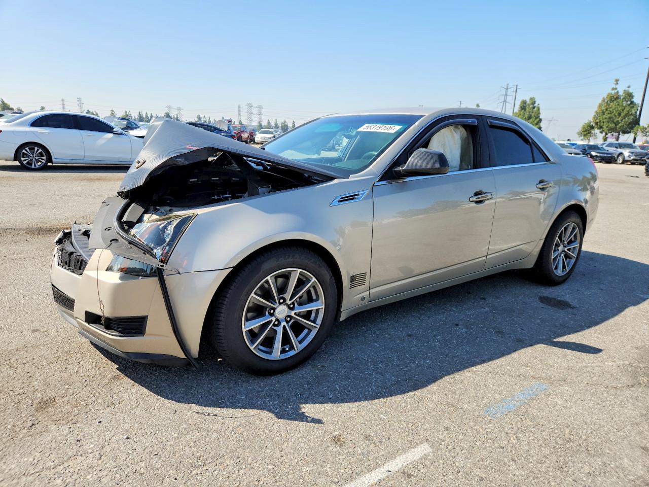 2009 Cadillac Cts Tan vin: 1G6DF577690116772
