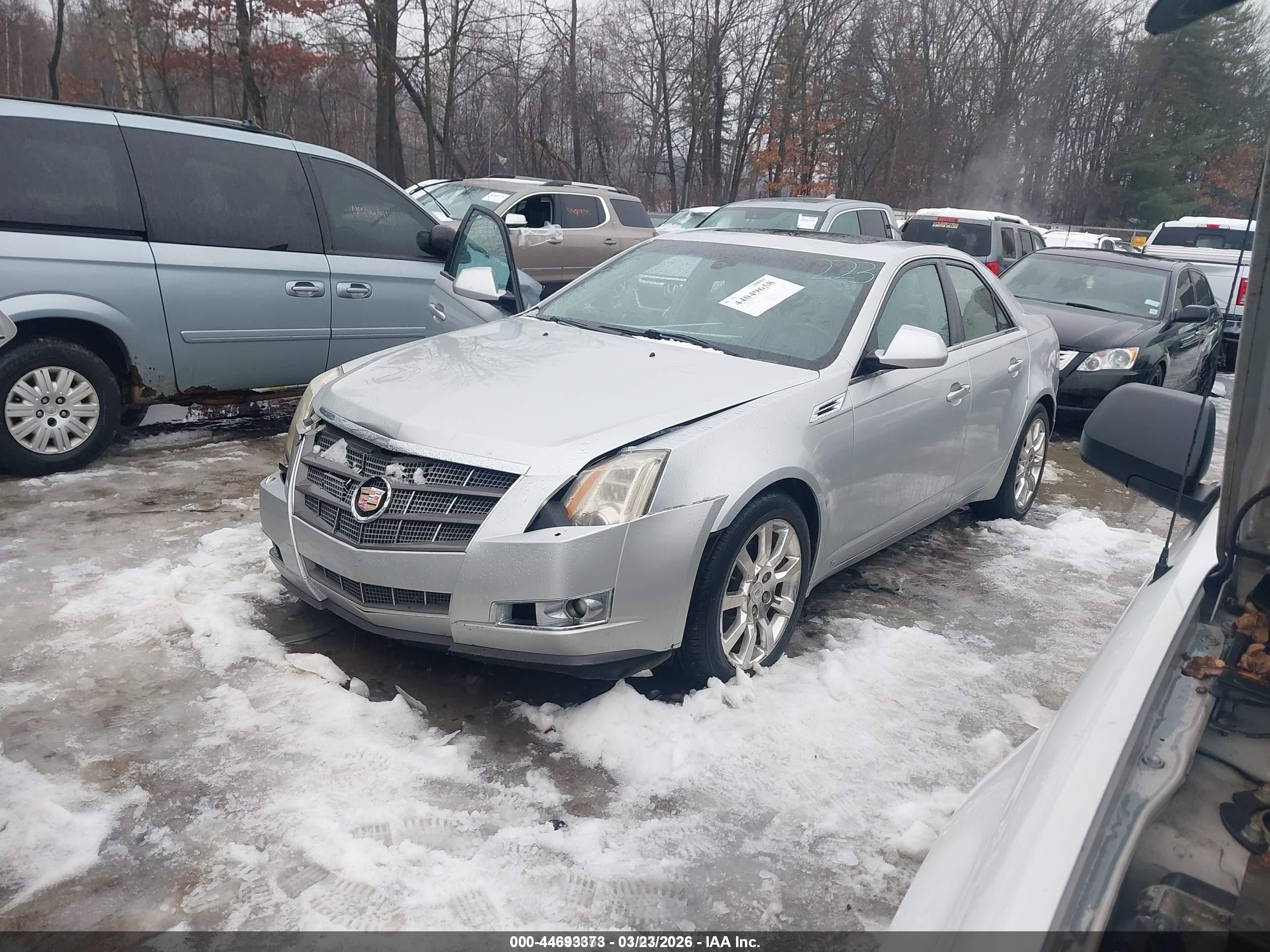 2009 Cadillac Cts Standard Silver vin: 1G6DF577690118005