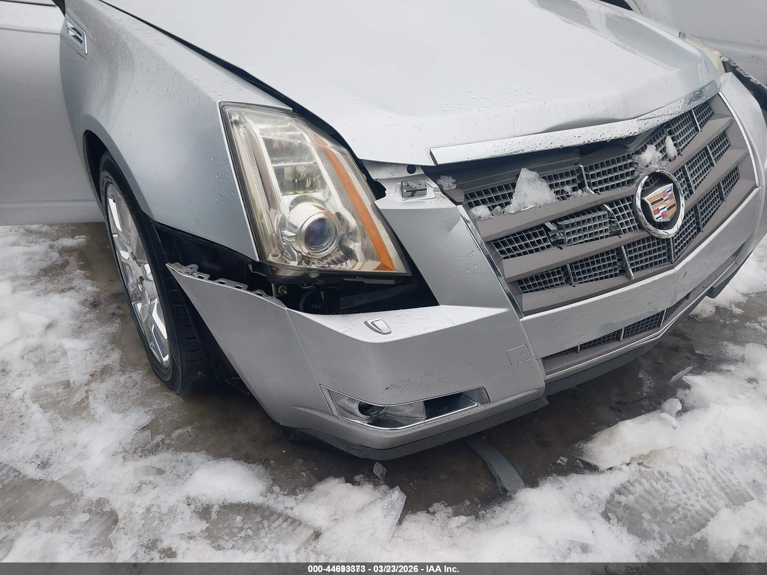 2009 Cadillac Cts Standard Silver vin: 1G6DF577690118005