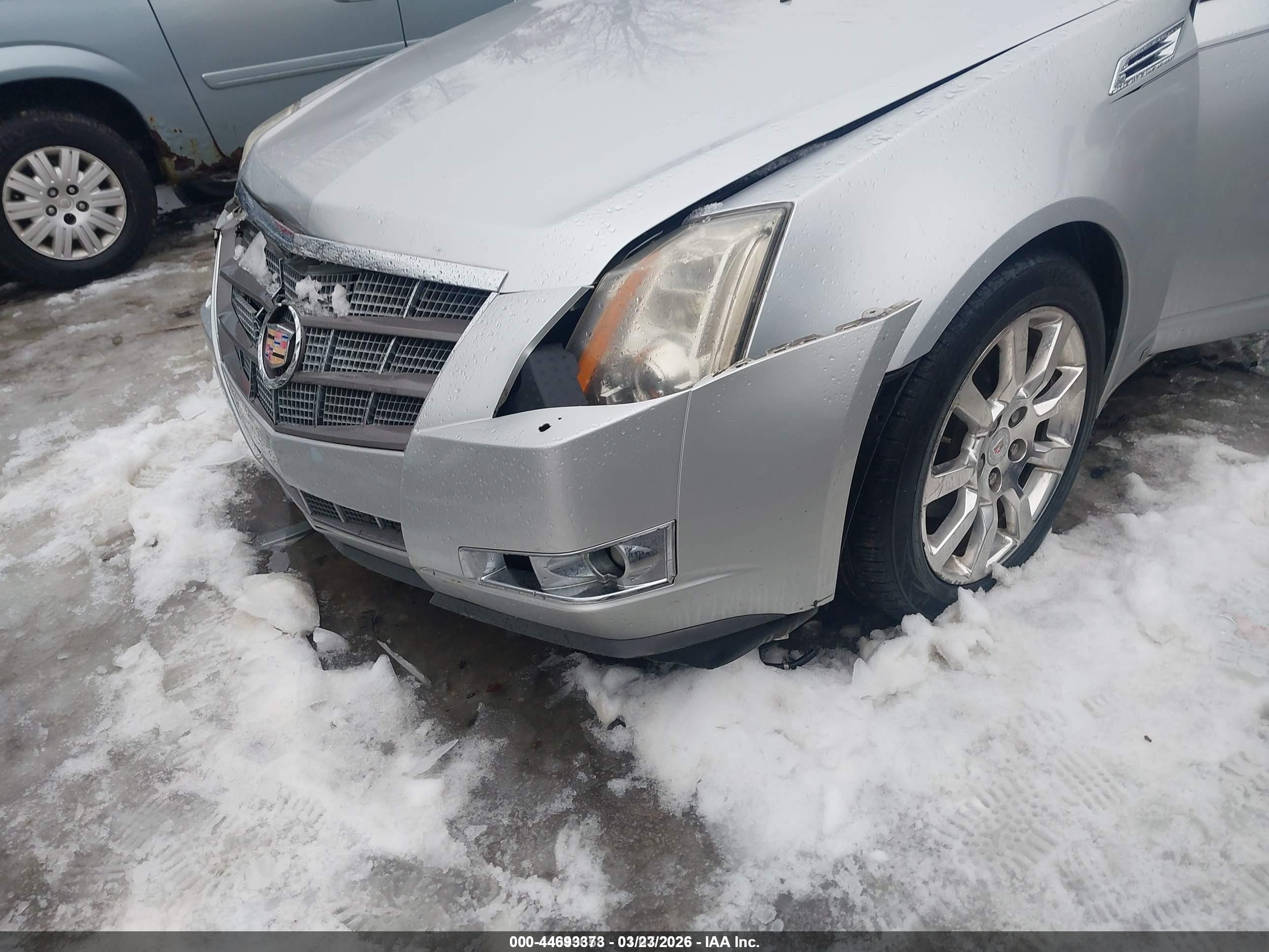 2009 Cadillac Cts Standard Silver vin: 1G6DF577690118005