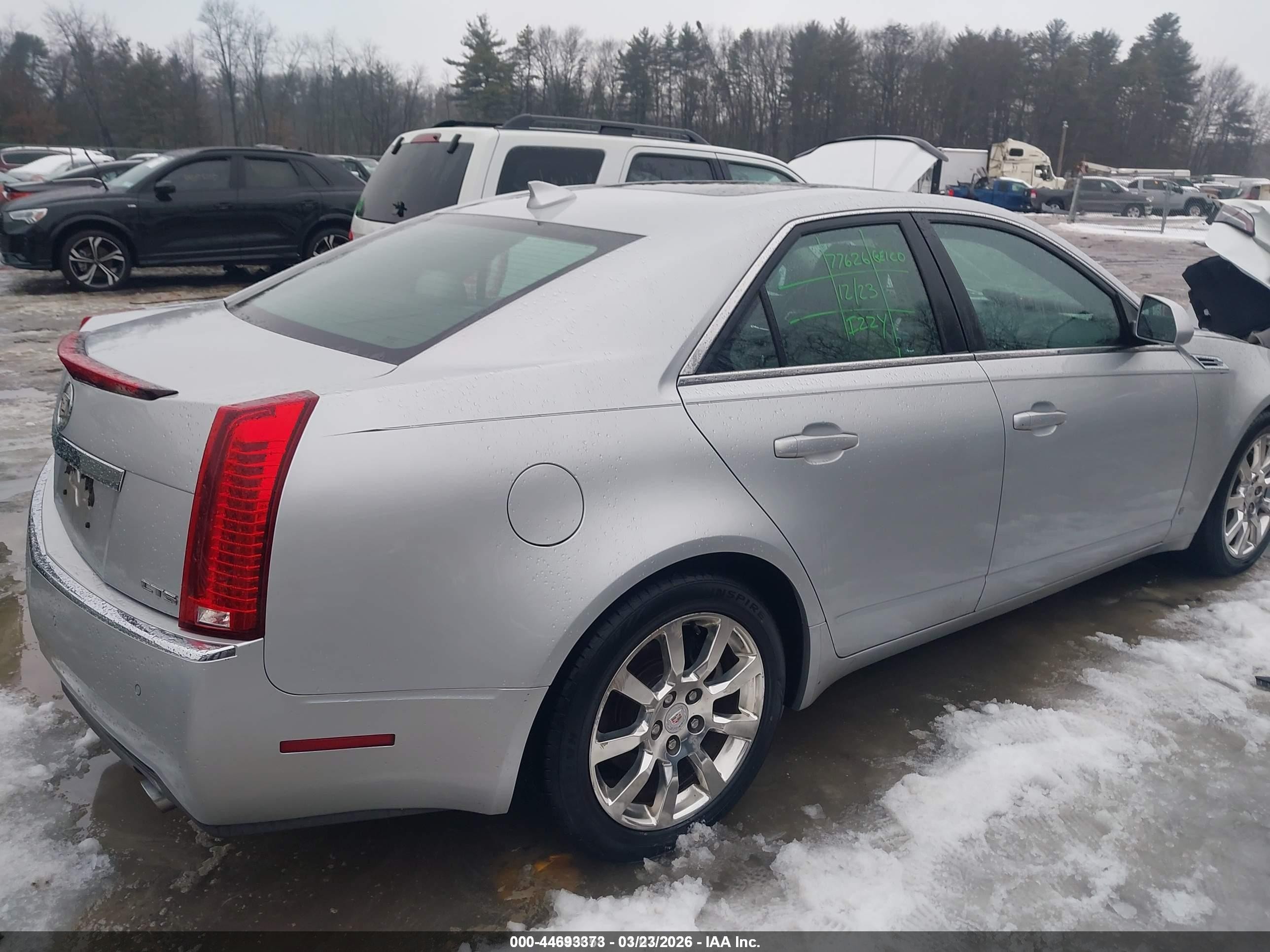 2009 Cadillac Cts Standard Silver vin: 1G6DF577690118005