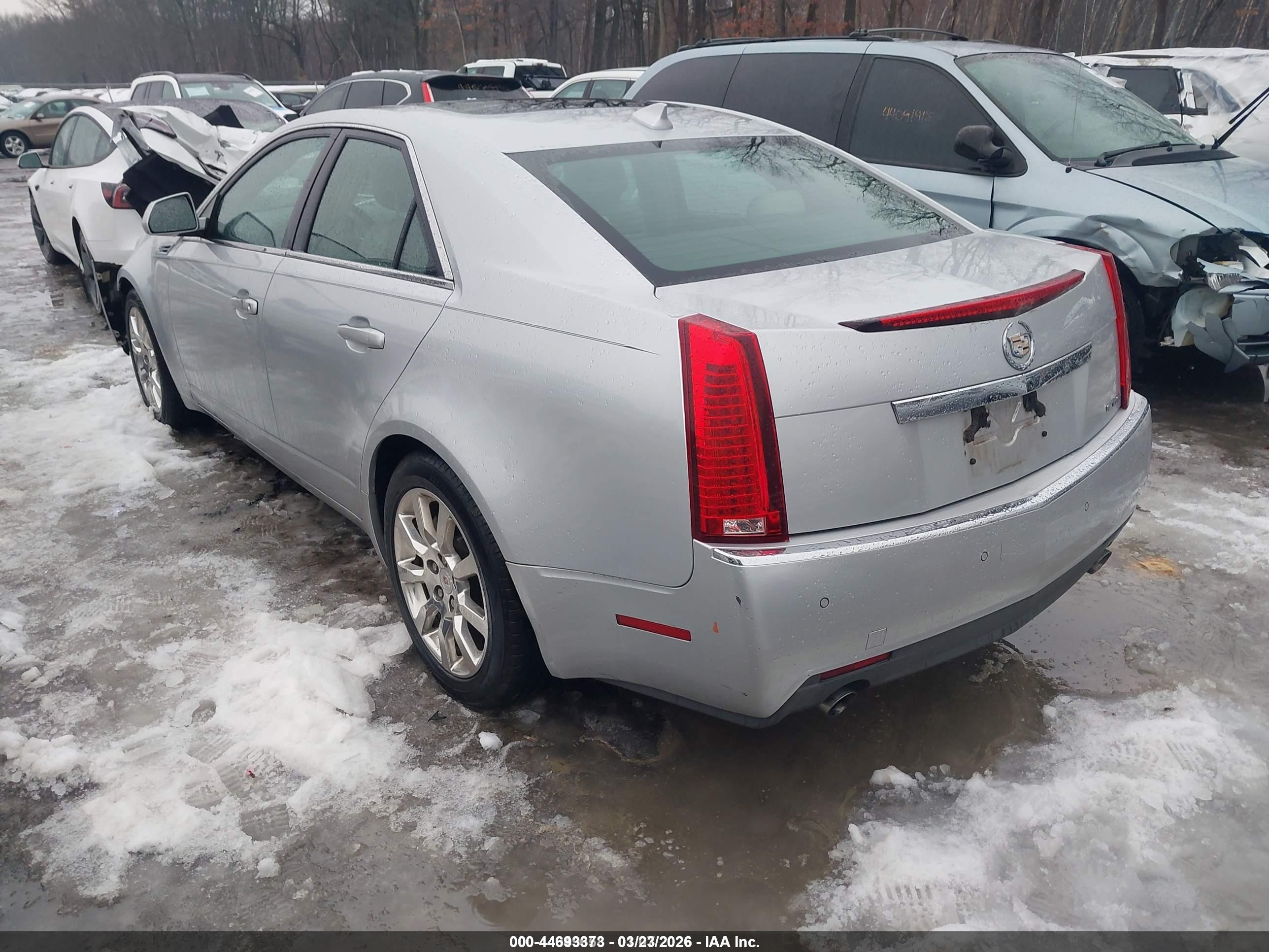 2009 Cadillac Cts Standard Silver vin: 1G6DF577690118005