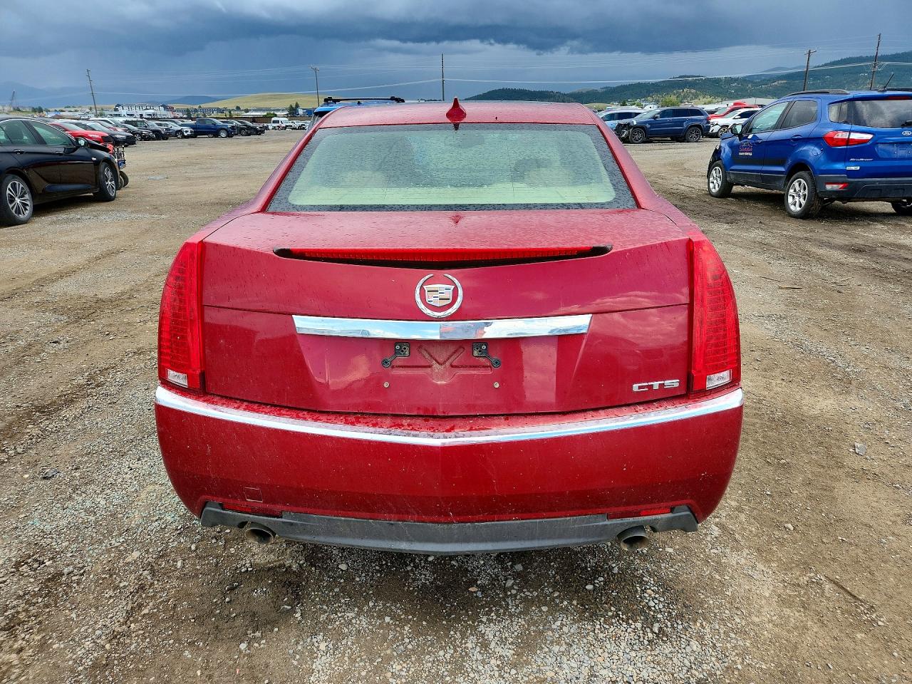 2009 Cadillac Cts Maroon vin: 1G6DF577690162084