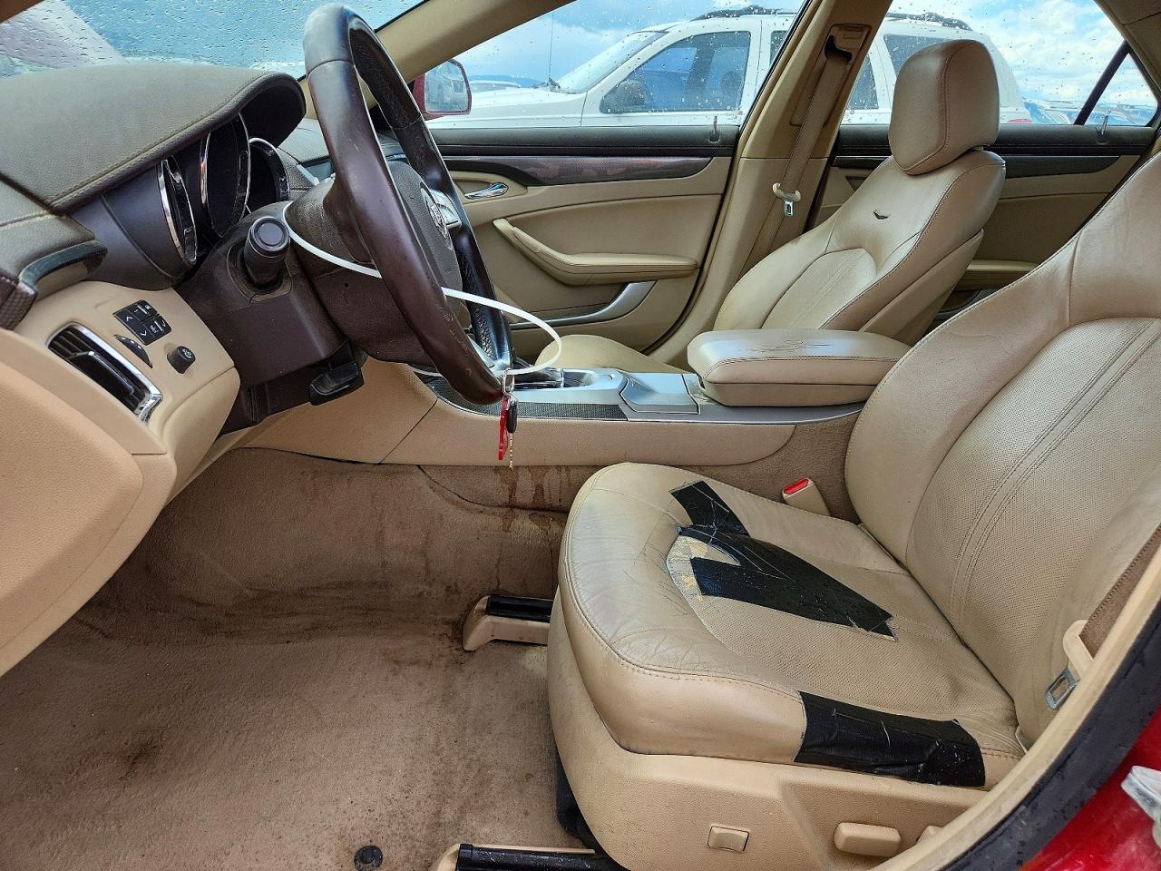 2009 Cadillac Cts Maroon vin: 1G6DF577690162084