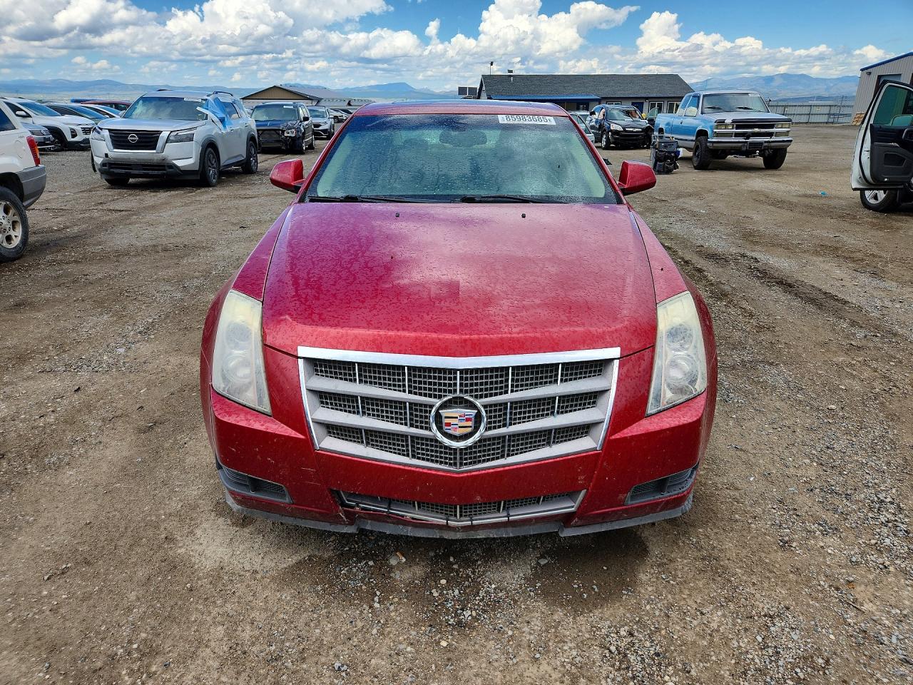 2009 Cadillac Cts Maroon vin: 1G6DF577690162084