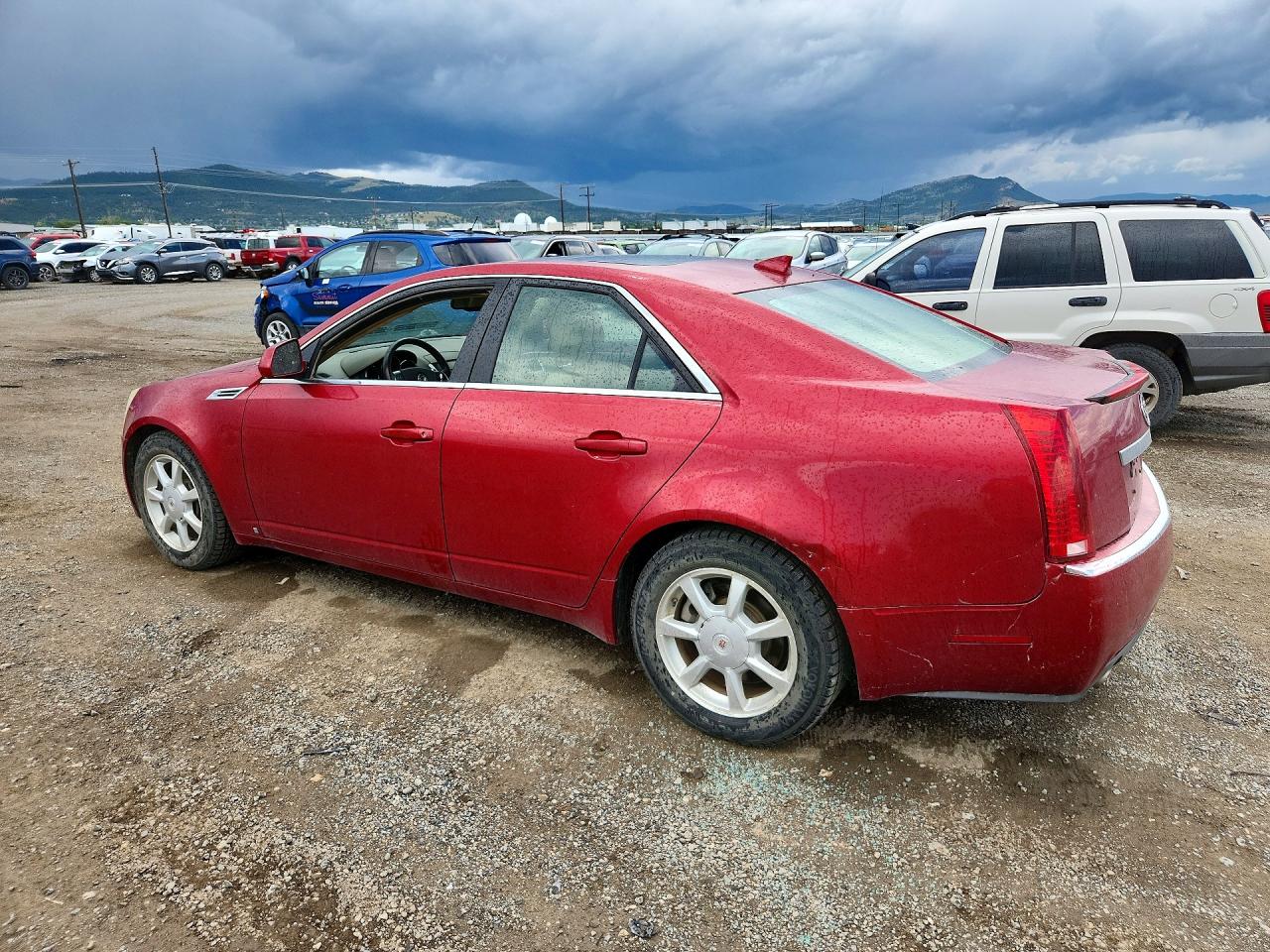 2009 Cadillac Cts Maroon vin: 1G6DF577690162084