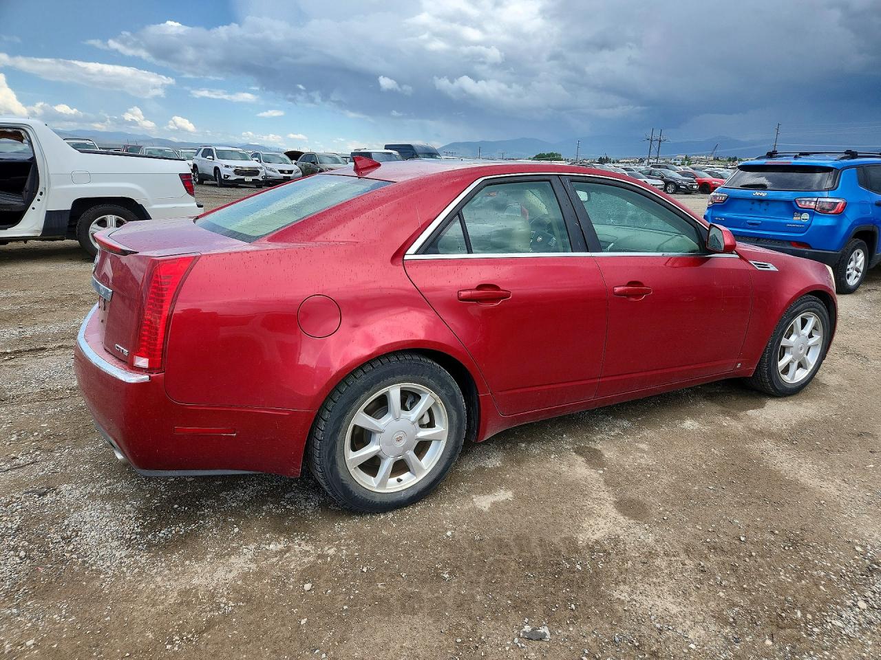 2009 Cadillac Cts Maroon vin: 1G6DF577690162084