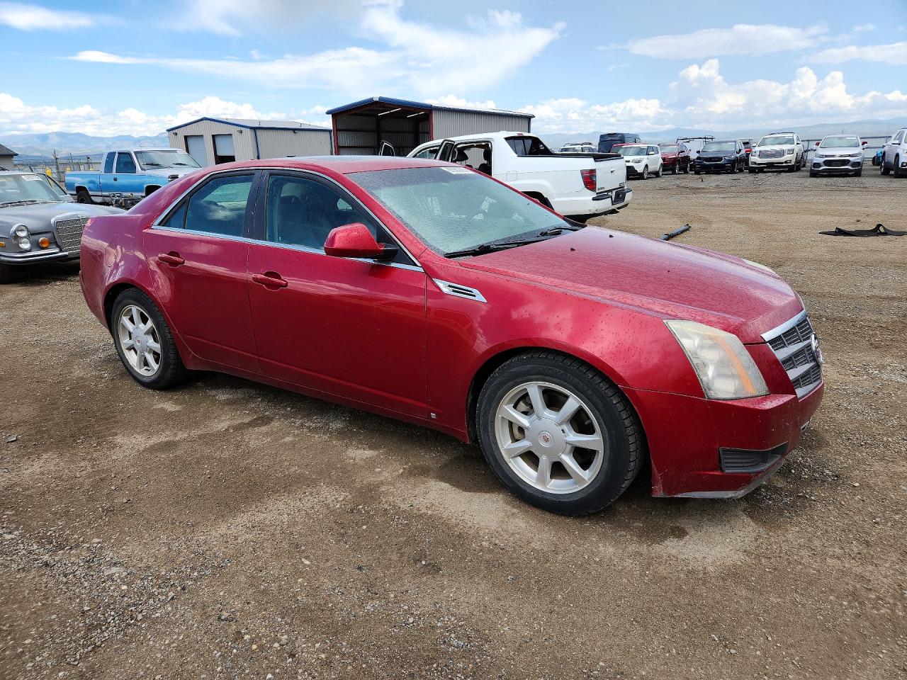 2009 Cadillac Cts Maroon vin: 1G6DF577690162084