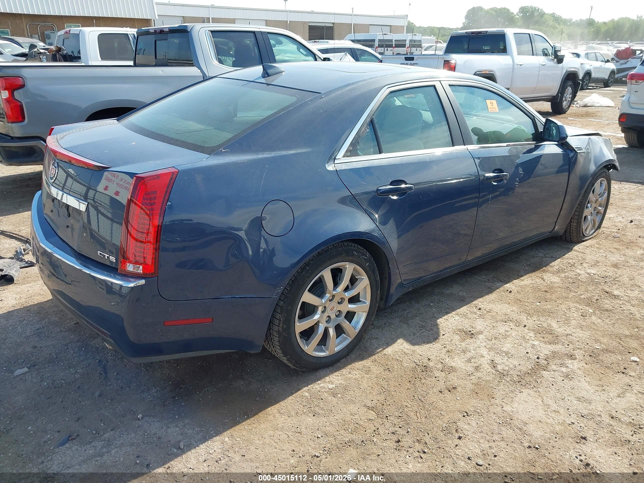 2009 Cadillac Cts Standard Blue vin: 1G6DF577690167110