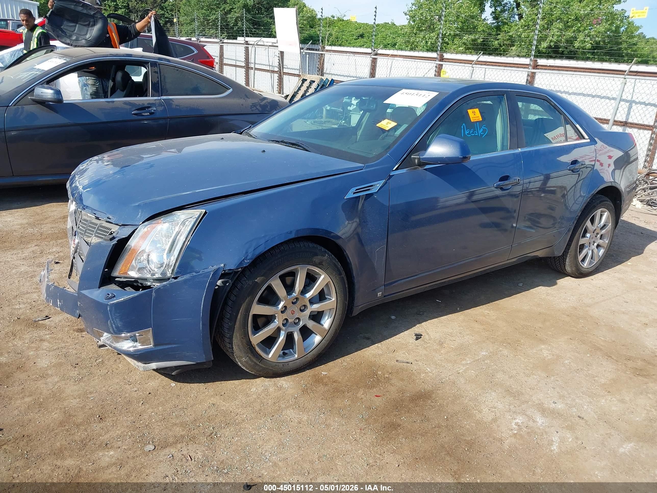 2009 Cadillac Cts Standard Blue vin: 1G6DF577690167110