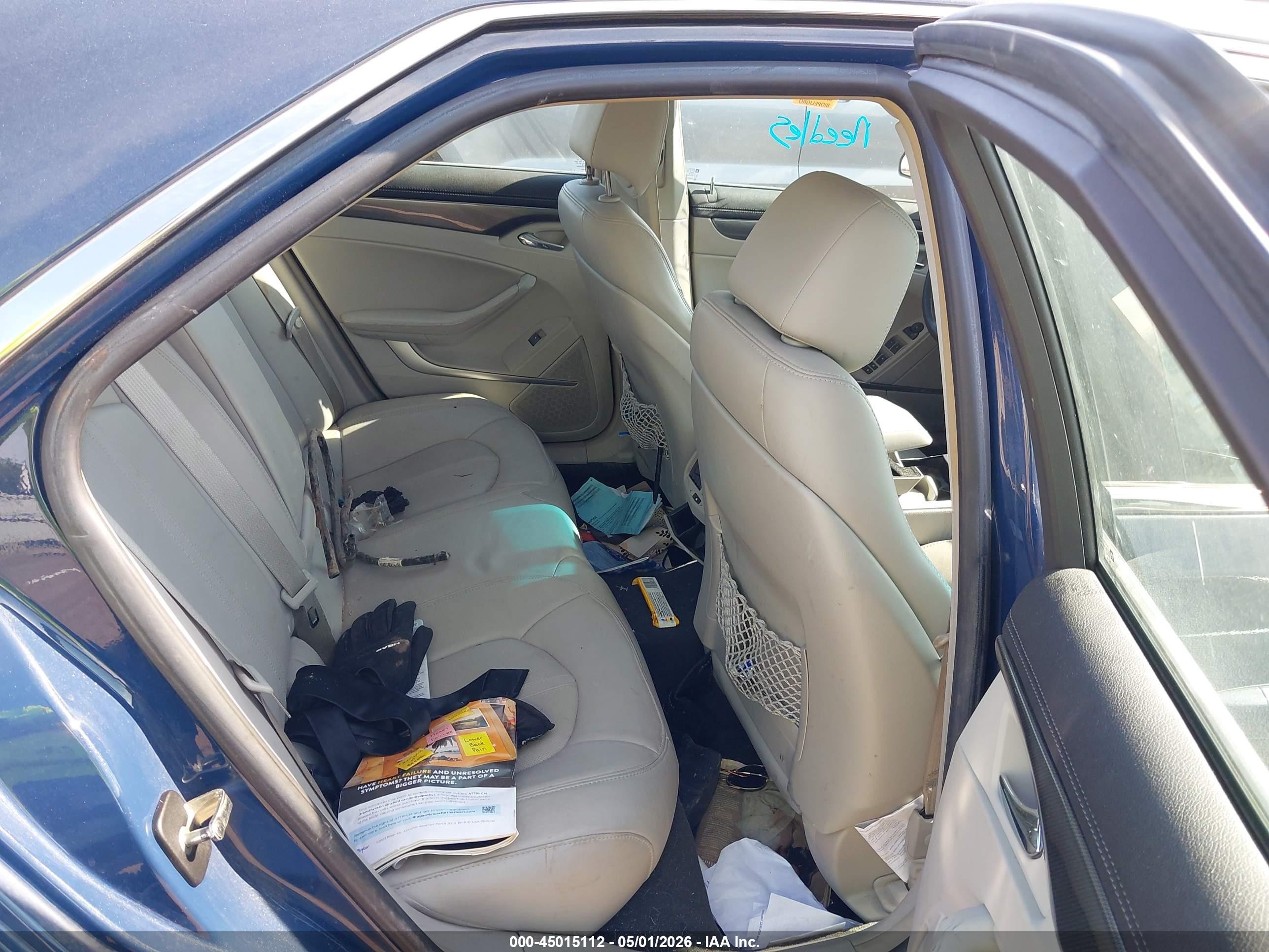 2009 Cadillac Cts Standard Blue vin: 1G6DF577690167110