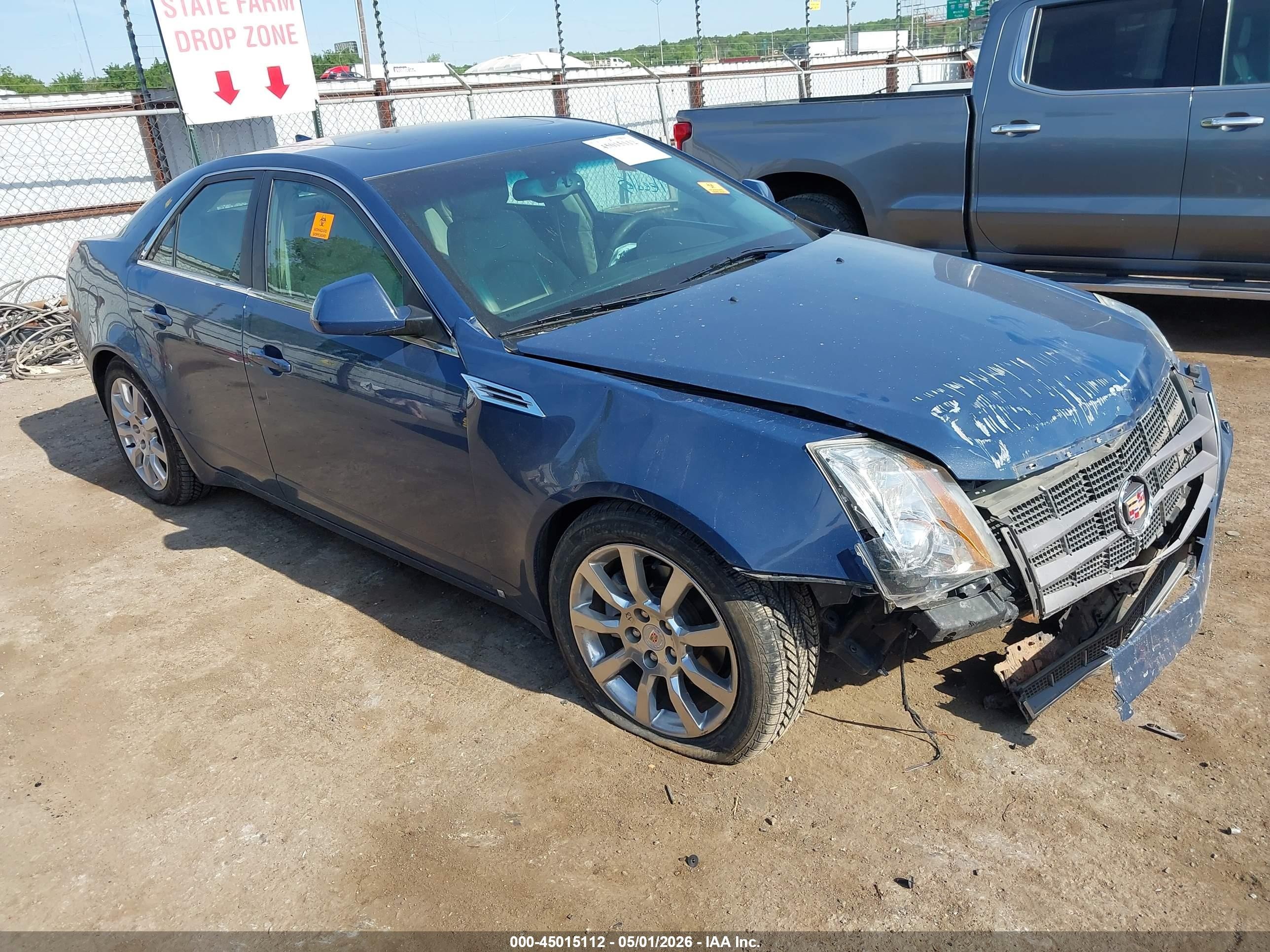2009 Cadillac Cts Standard Blue vin: 1G6DF577690167110