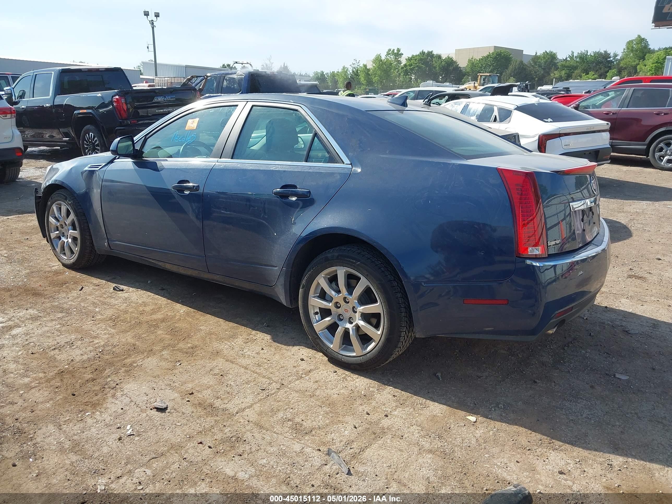 2009 Cadillac Cts Standard Blue vin: 1G6DF577690167110