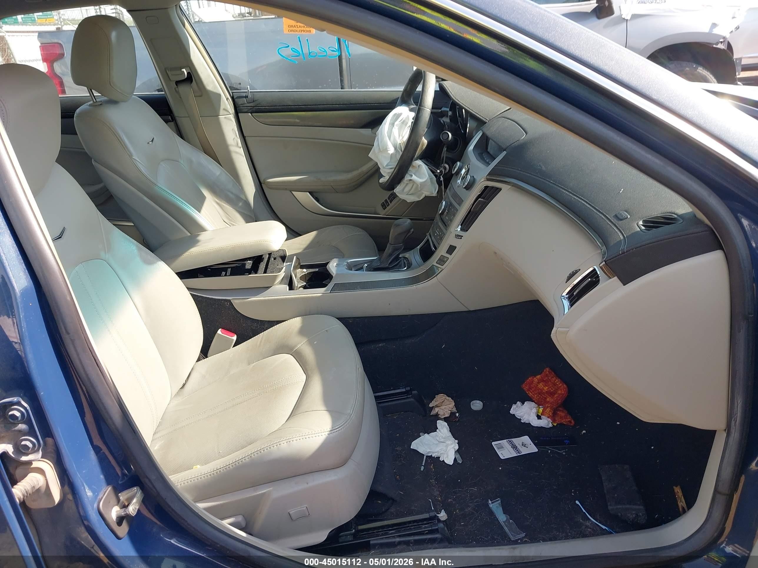 2009 Cadillac Cts Standard Blue vin: 1G6DF577690167110