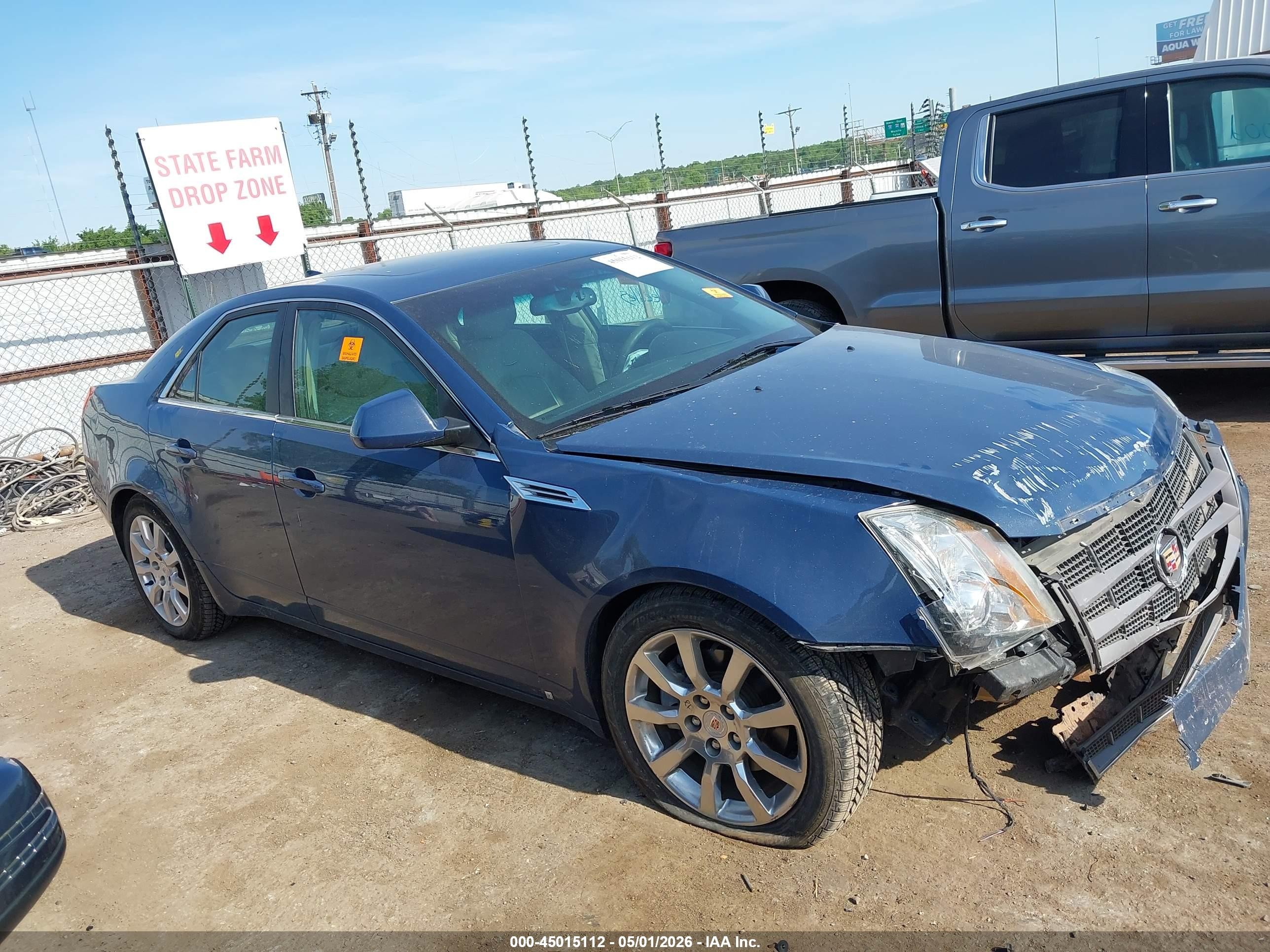 2009 Cadillac Cts Standard Blue vin: 1G6DF577690167110