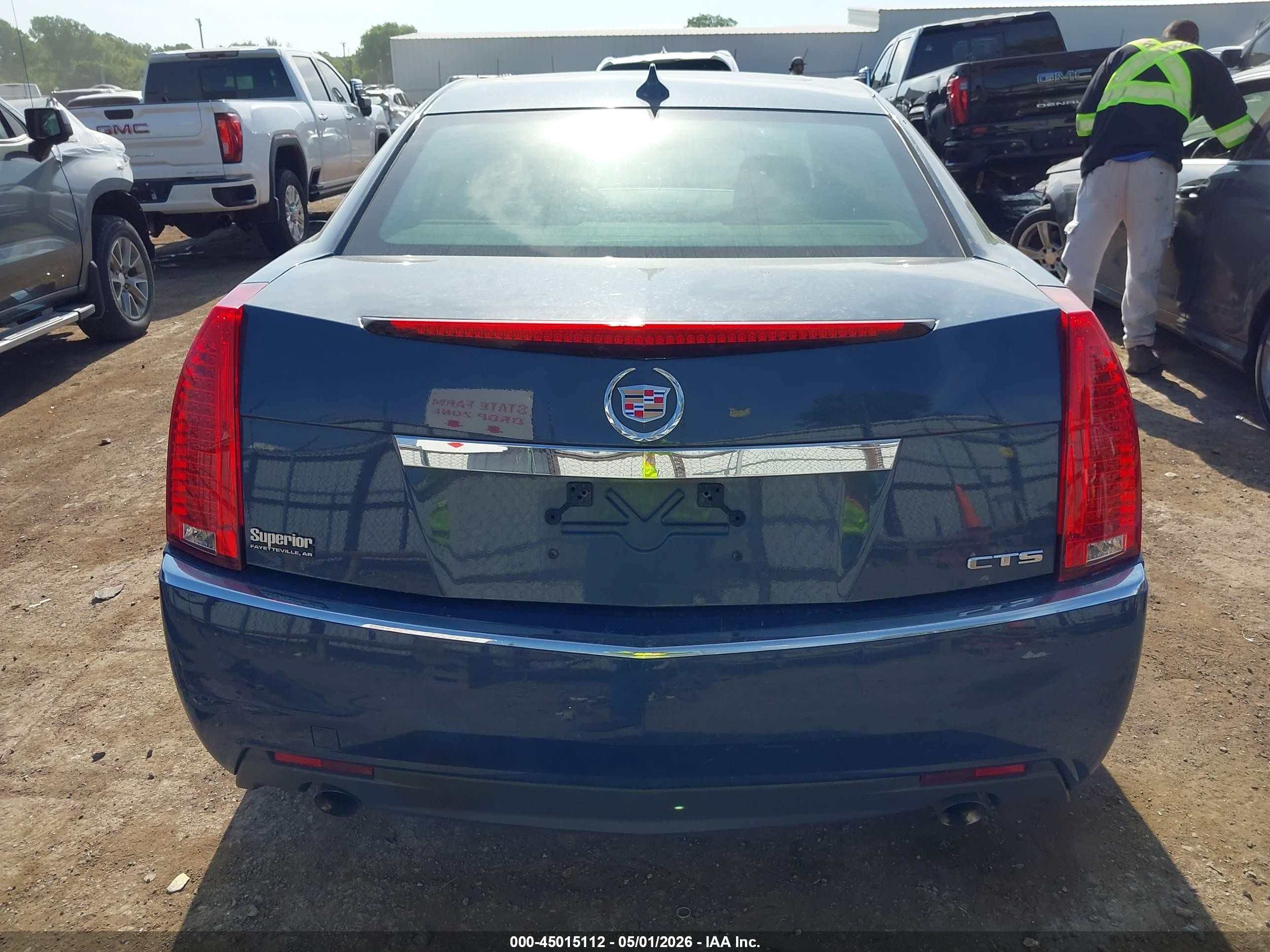 2009 Cadillac Cts Standard Blue vin: 1G6DF577690167110