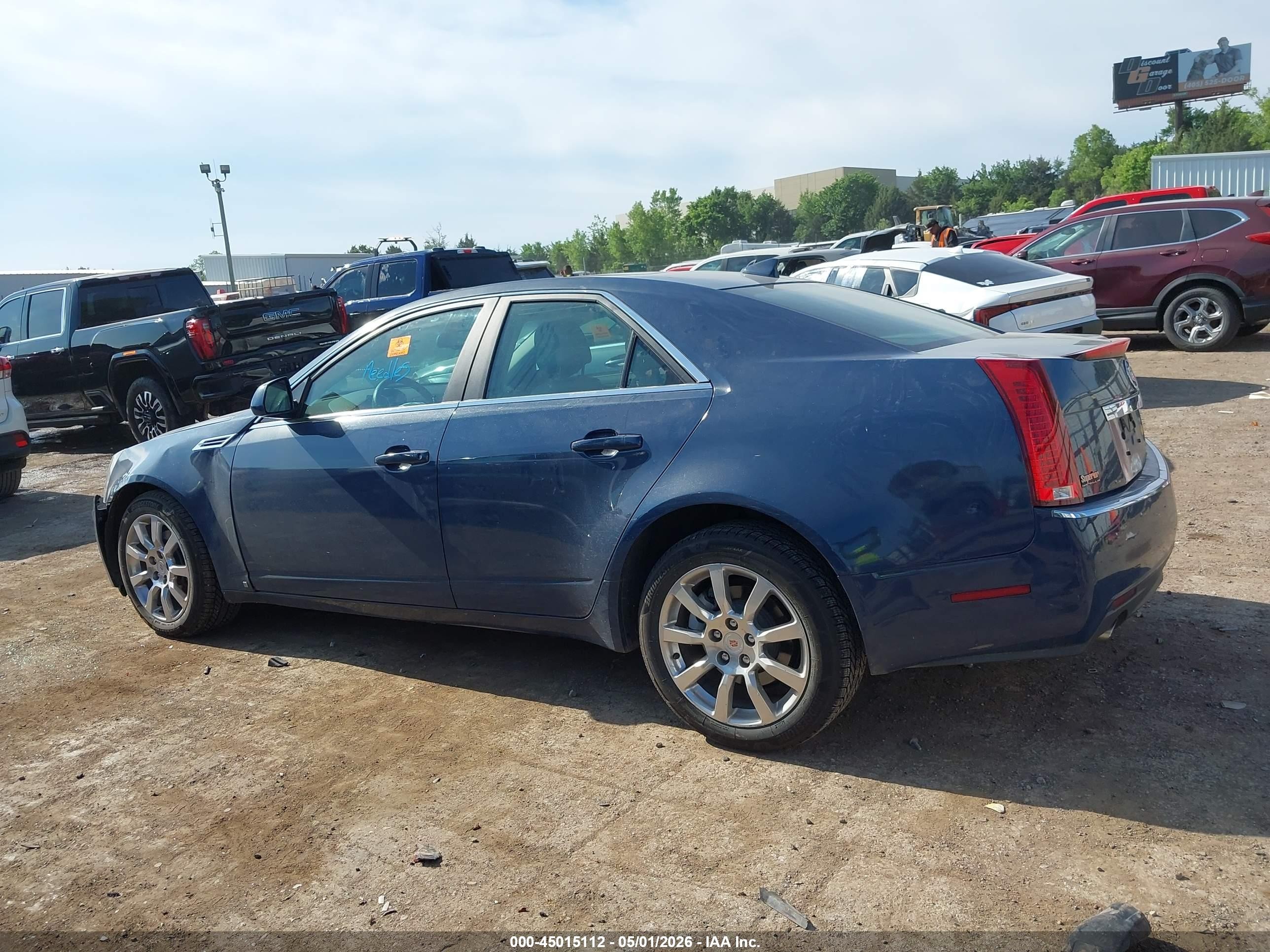 2009 Cadillac Cts Standard Blue vin: 1G6DF577690167110