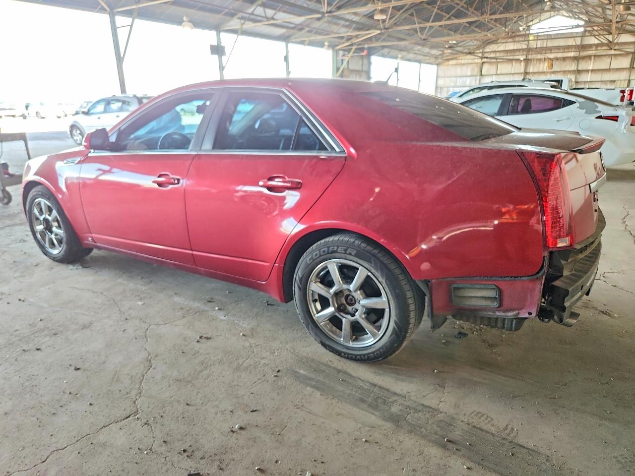 2008 Cadillac Cts Red vin: 1G6DF577780202297