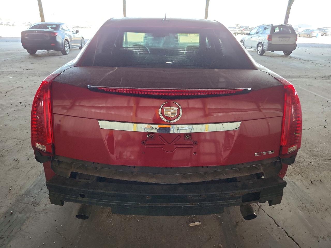 2008 Cadillac Cts Red vin: 1G6DF577780202297