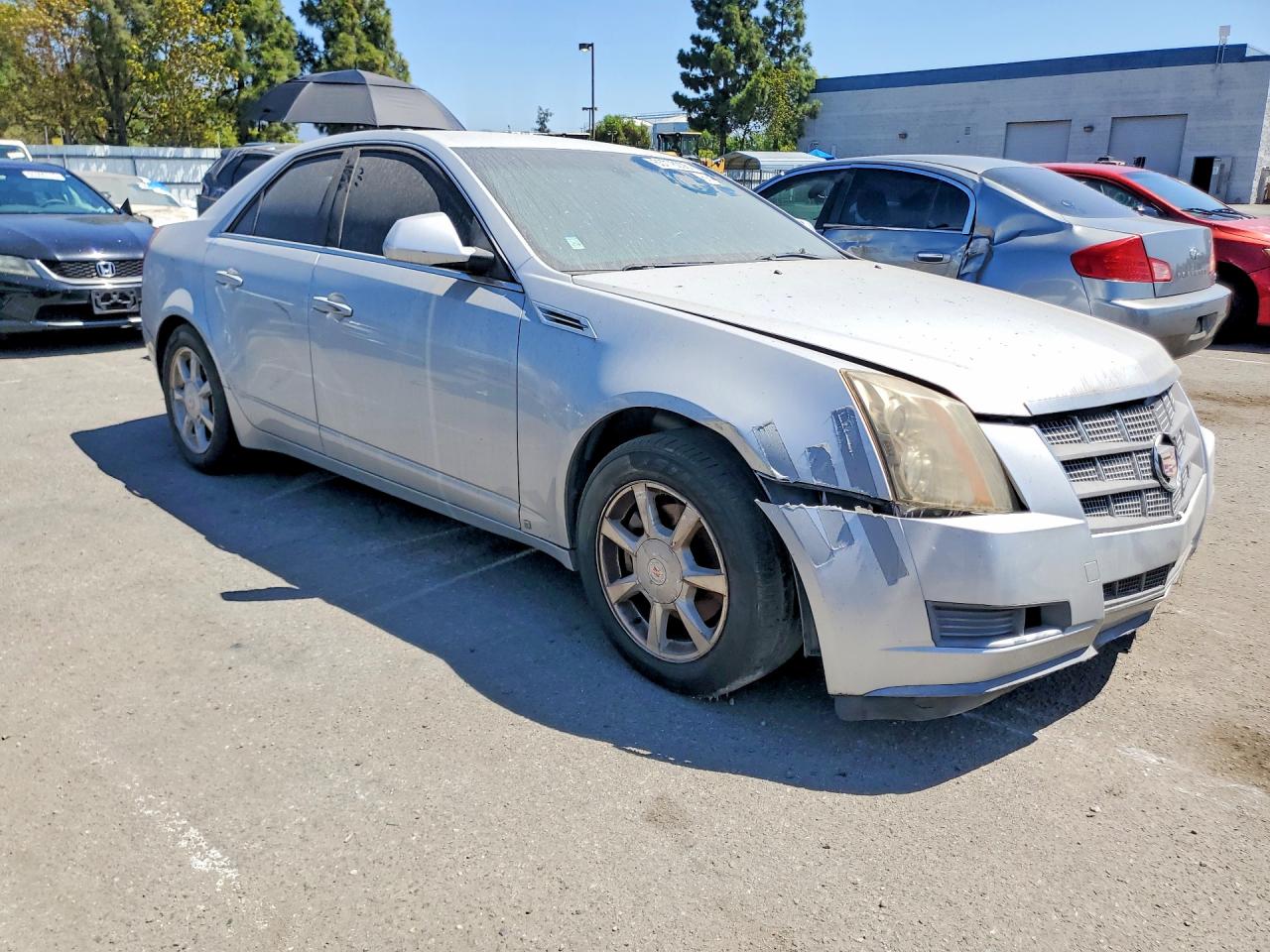 2009 Cadillac Cts Silver vin: 1G6DF577790127716
