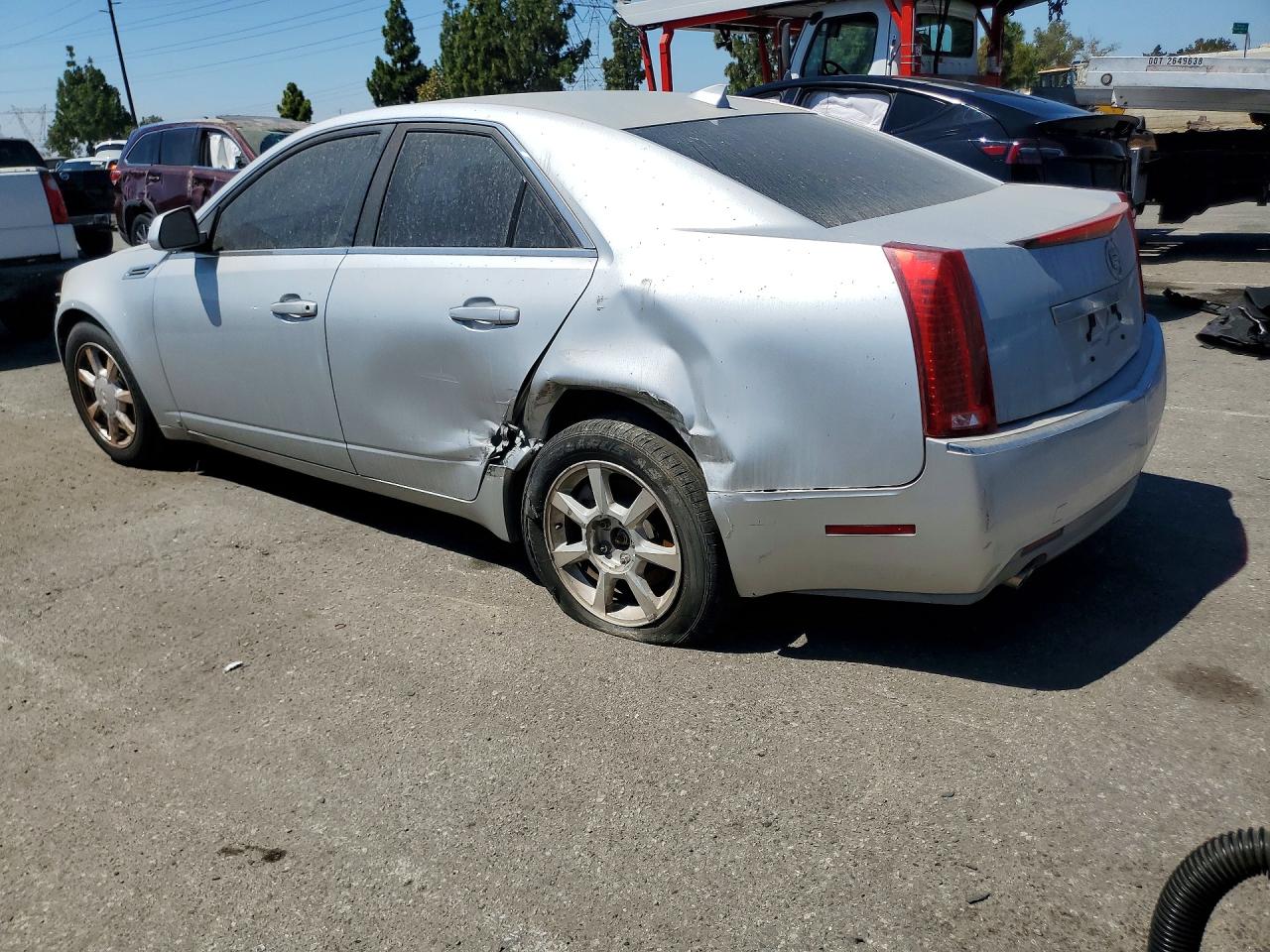 2009 Cadillac Cts Silver vin: 1G6DF577790127716