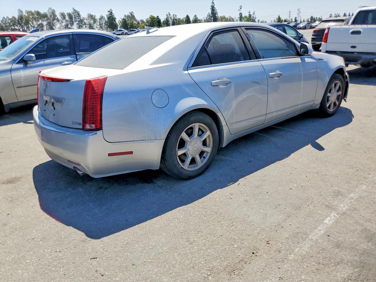 2009 Cadillac Cts Silver vin: 1G6DF577790127716