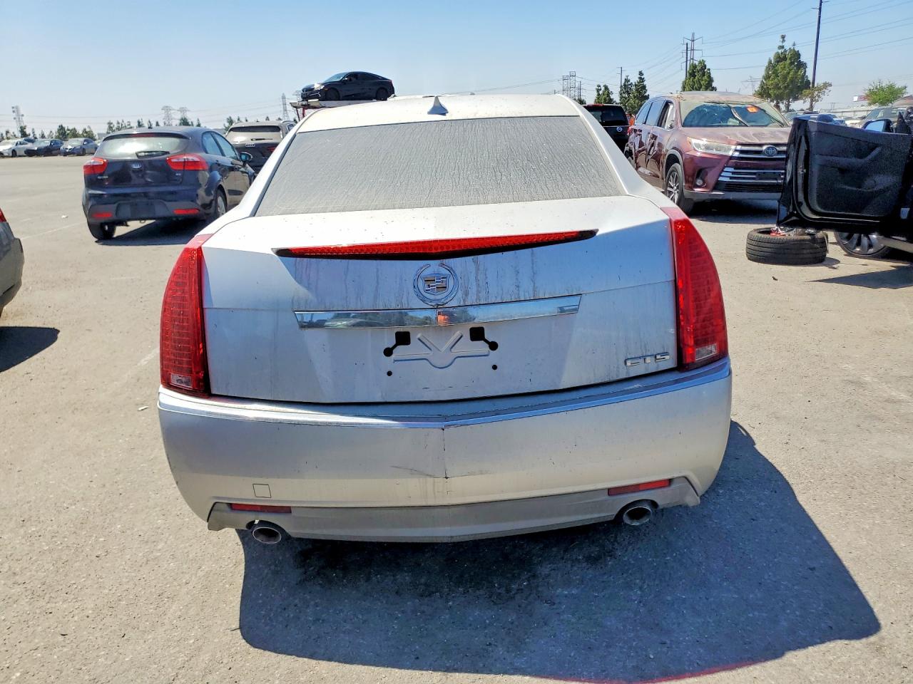 2009 Cadillac Cts Silver vin: 1G6DF577790127716
