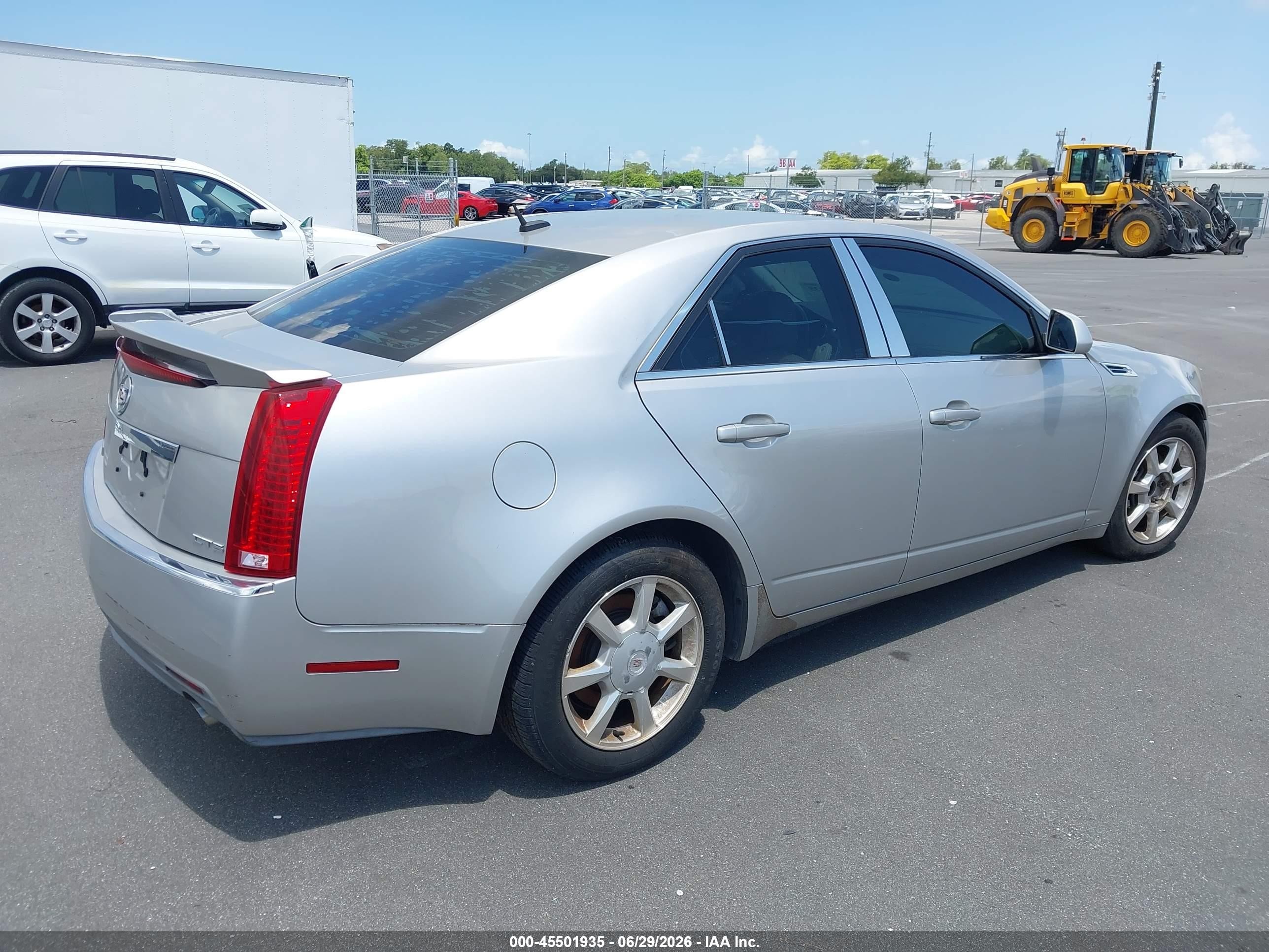 2008 Cadillac Cts Standard Silver vin: 1G6DF577880141722