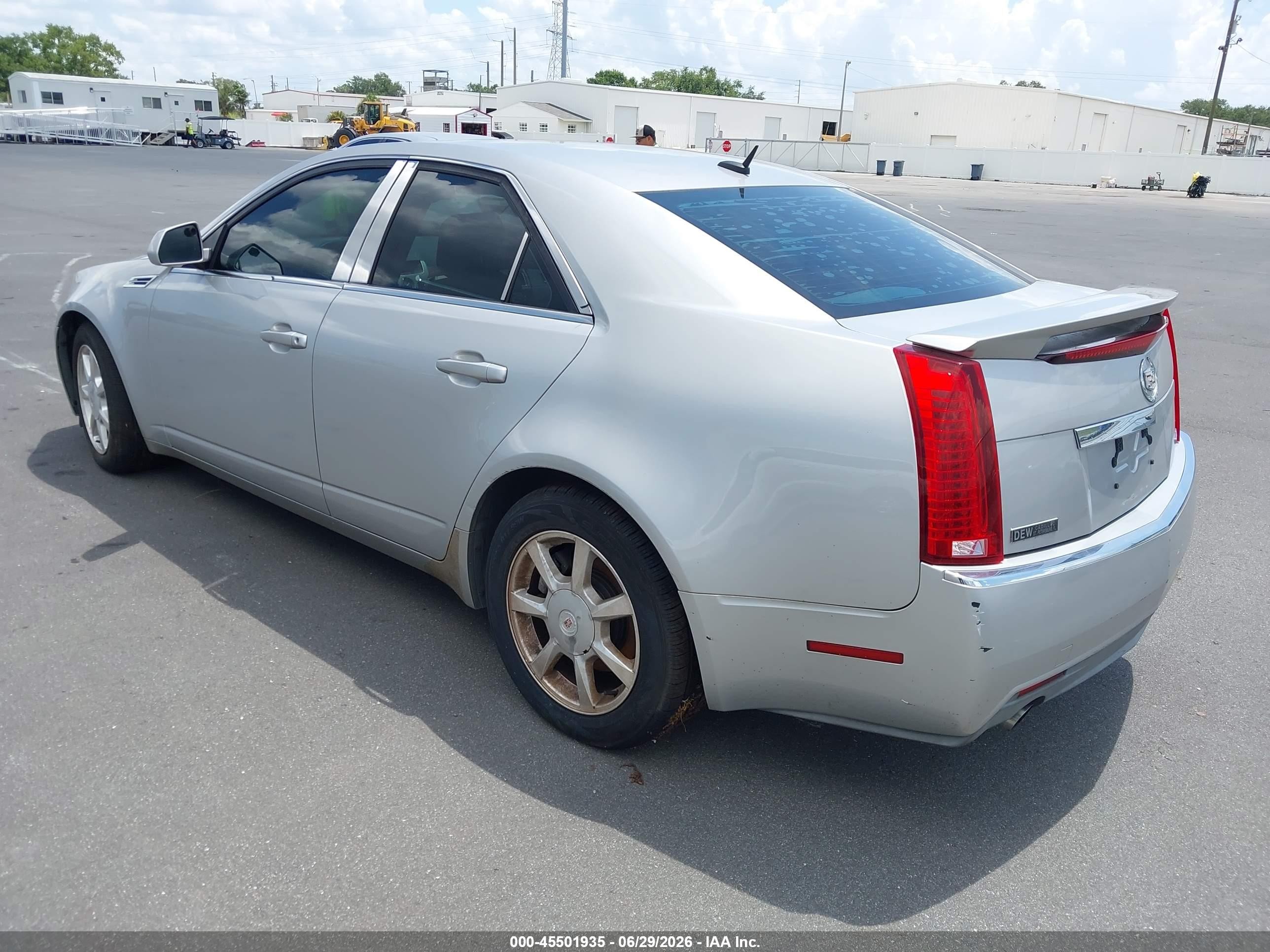 2008 Cadillac Cts Standard Silver vin: 1G6DF577880141722