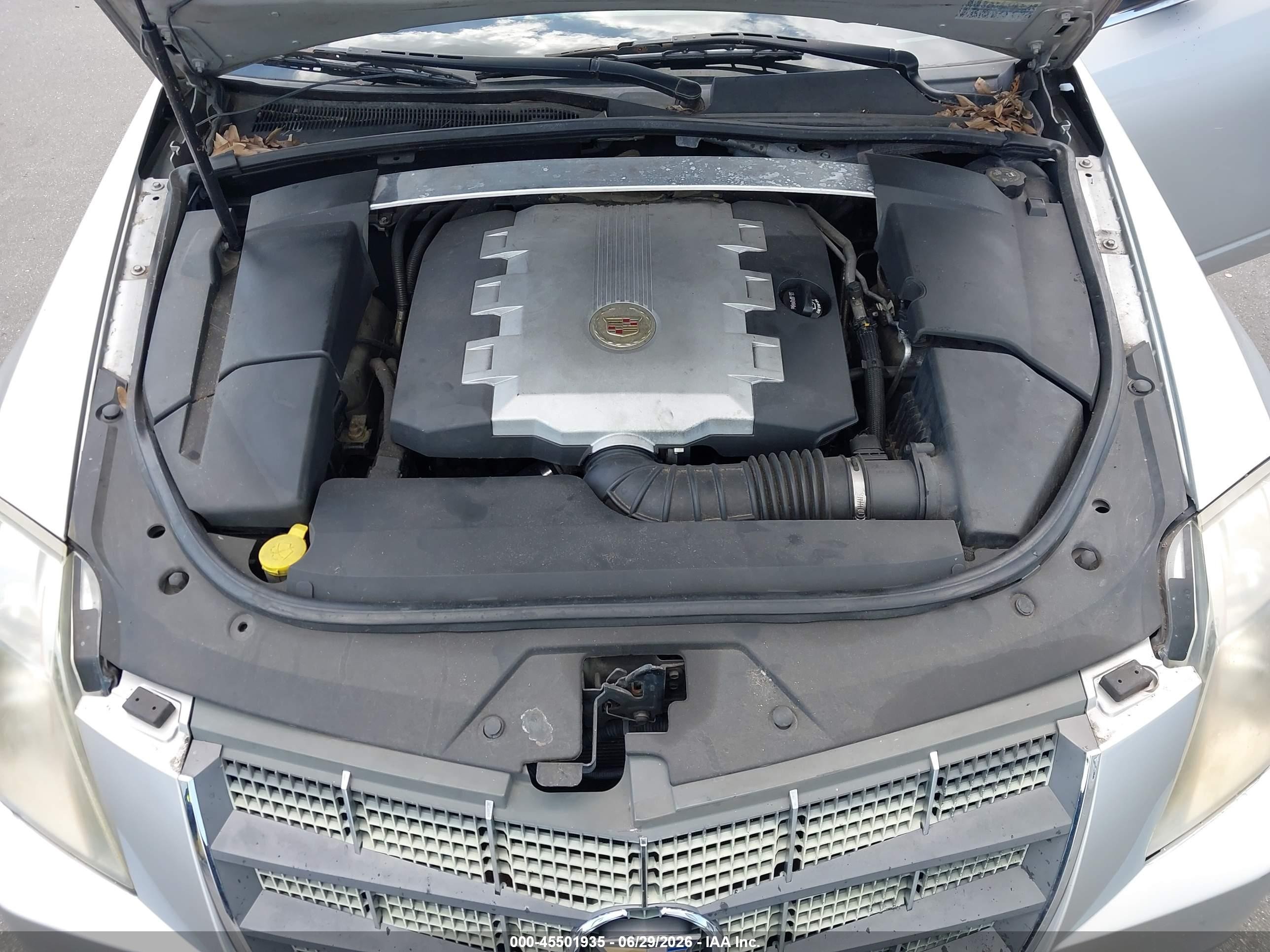 2008 Cadillac Cts Standard Silver vin: 1G6DF577880141722