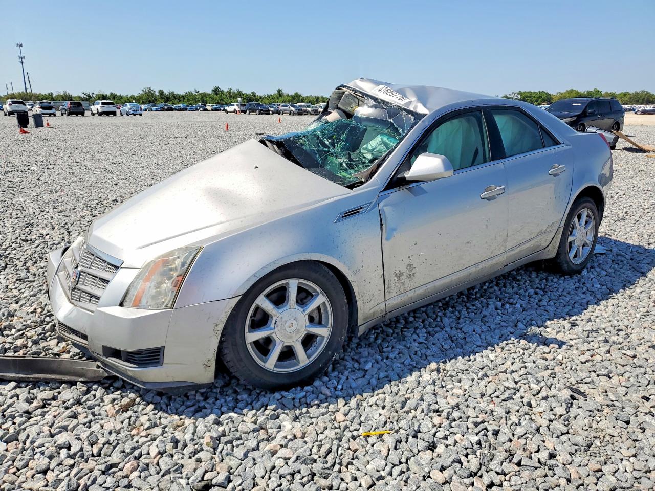 2008 Cadillac Cts Silver vin: 1G6DF577880151280